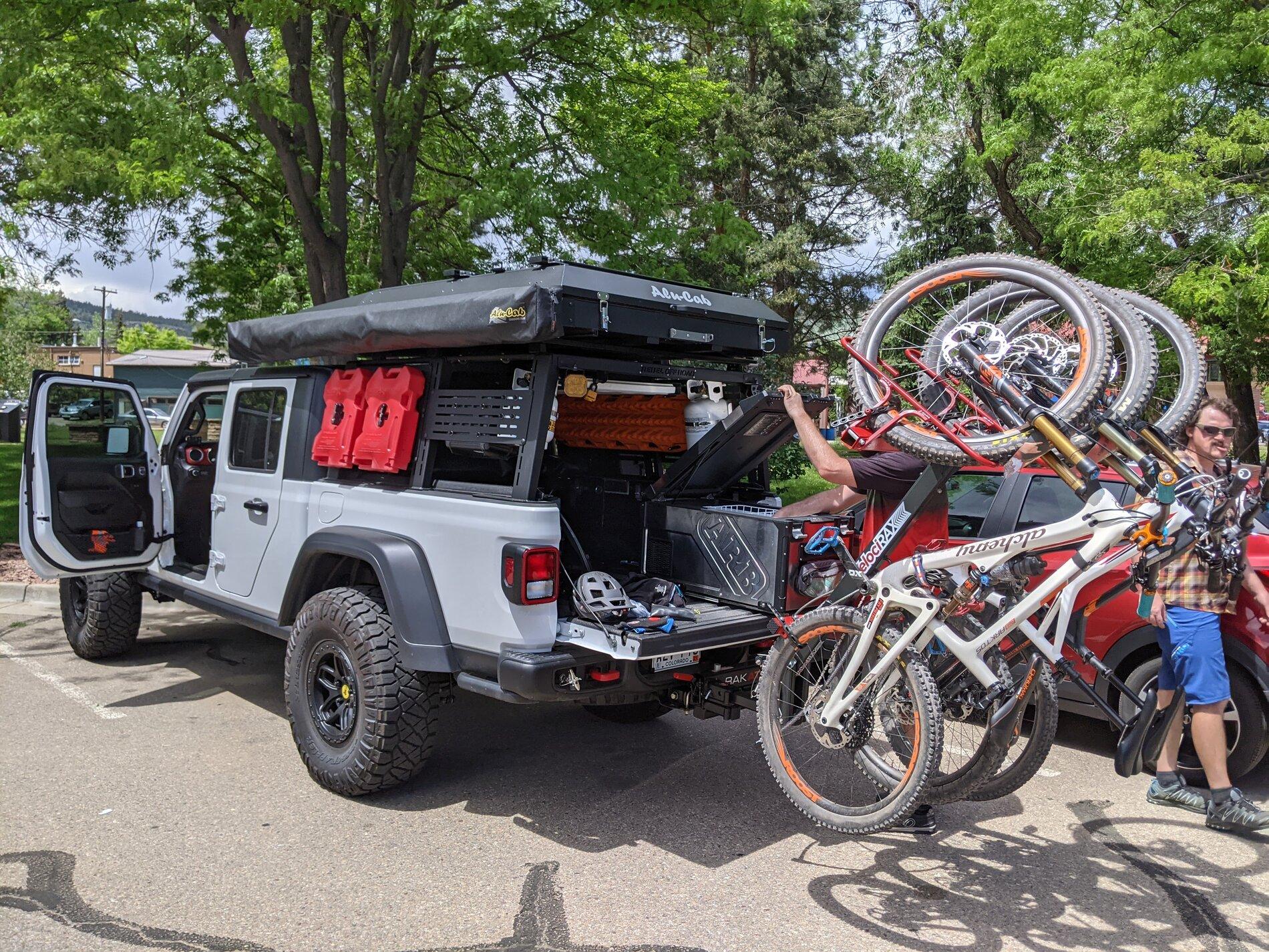Jeep Gladiator Mountain Bikes - How are you guys carrying them?? PXL_20210605_201242104
