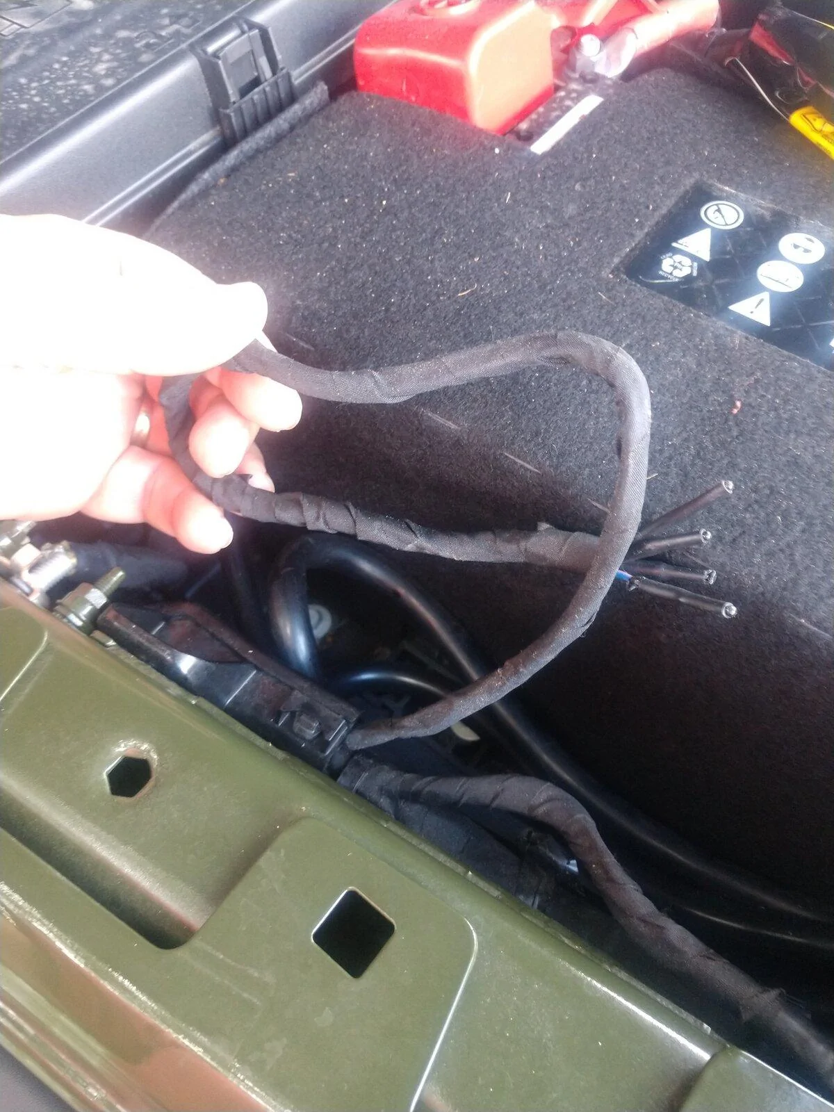 Jeep Gladiator Aux switch wire location IMG_20210607_154448232