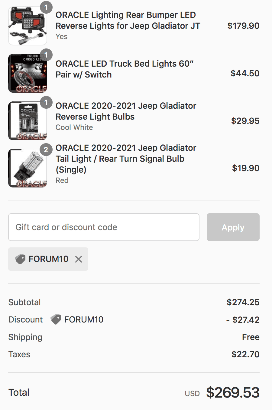 Jeep Gladiator Affordable Packages for Complete Rear-End LED Conversion! Screen Shot 2021-06-07 at 4.10.29 PM