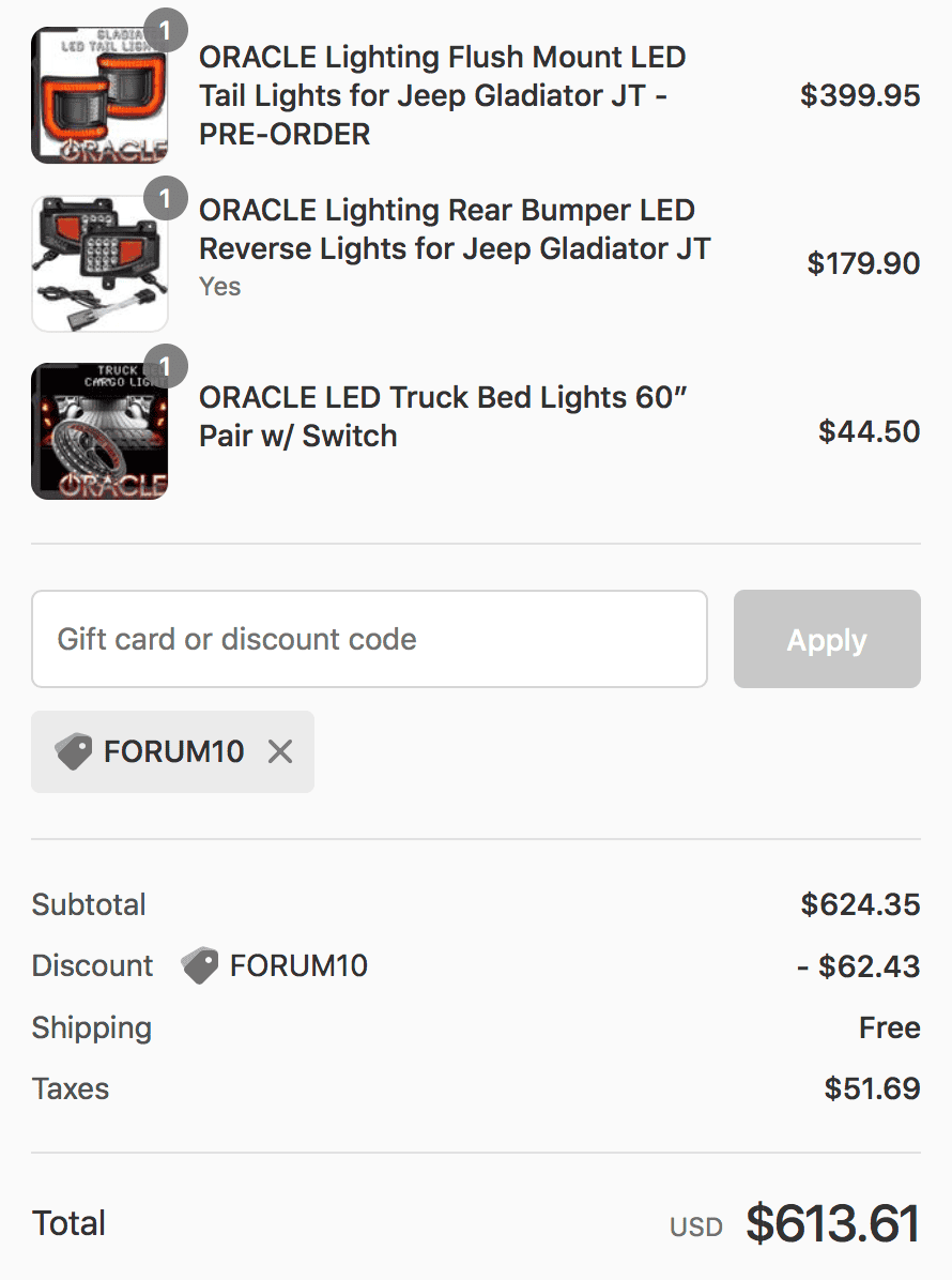 Jeep Gladiator Affordable Packages for Complete Rear-End LED Conversion! Screen Shot 2021-06-07 at 4.13.41 PM