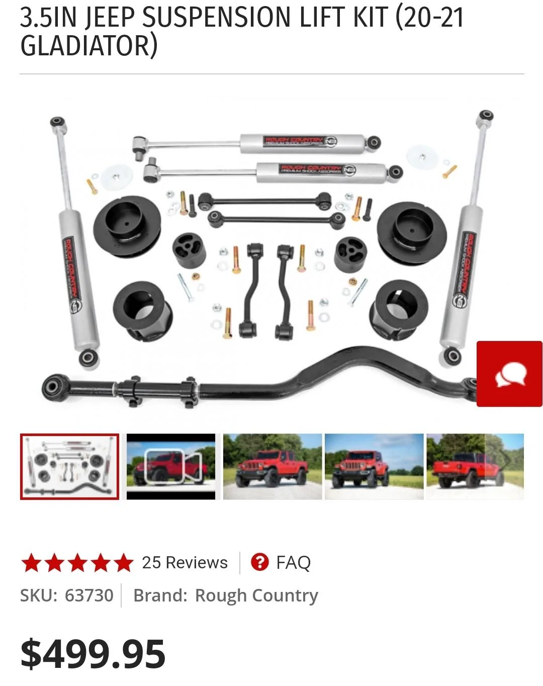 Jeep Gladiator Rough Country 3.5" lift - Coil VS Spacer Screenshot_20210607-184005_Chrom