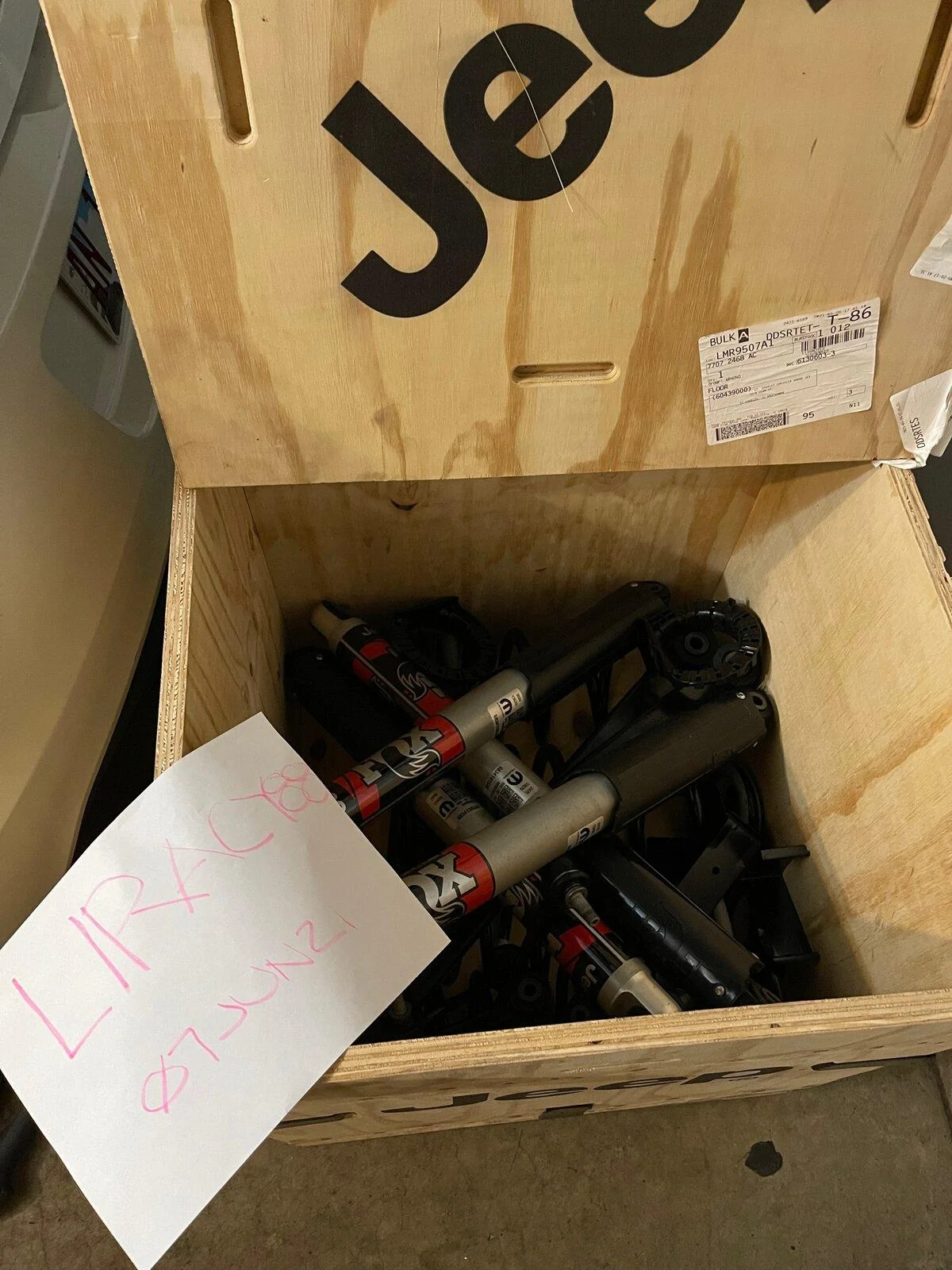 Jeep Gladiator Stock Rubicon suspension 300 miles $300 OBO IMG_3995