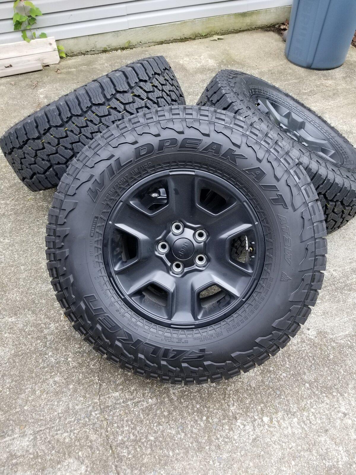 Jeep Gladiator 4 Mojave wheels/tires/TPMS 20210608_105857