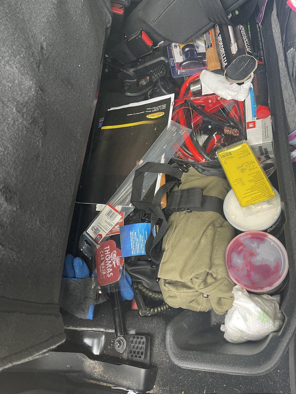 Jeep Gladiator How do you use your rear seat storage? (Pic request) C8982E38-5957-463C-923A-5A634A5858B0