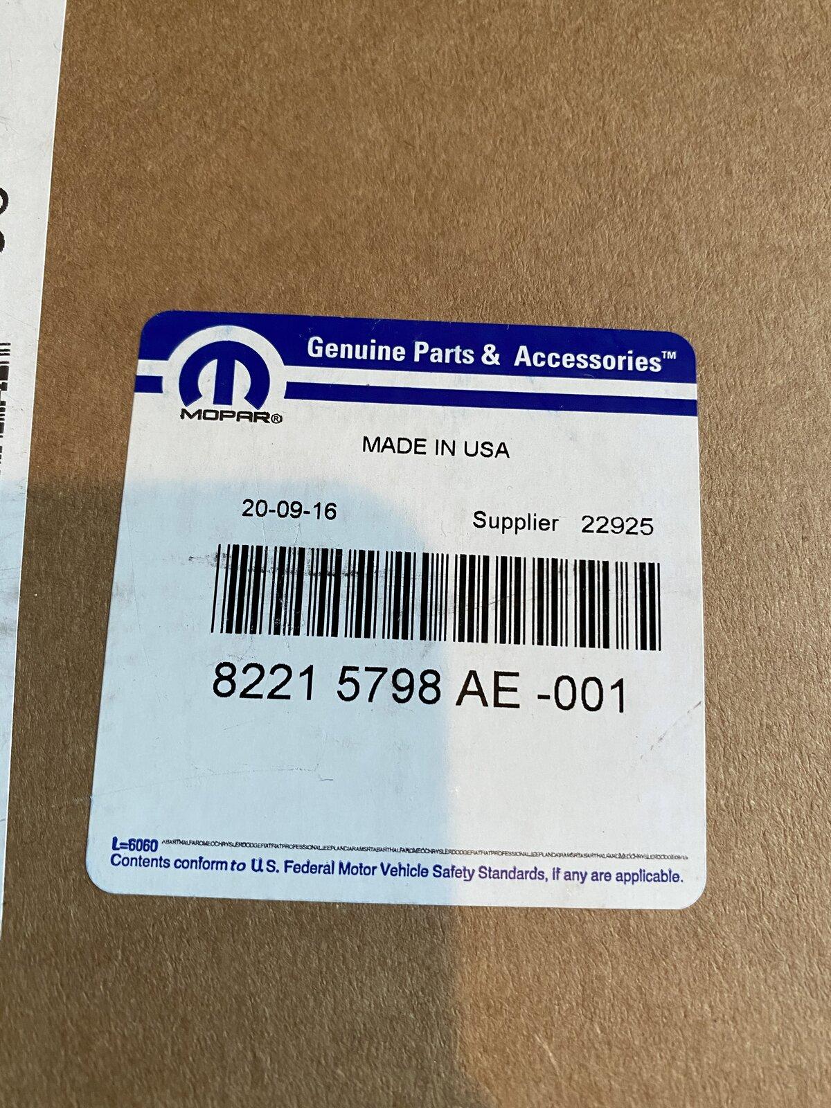Jeep Gladiator OEM Mopar Aux Switch Kit C38D596A-E5AE-498A-AB99-5DC237F3576B