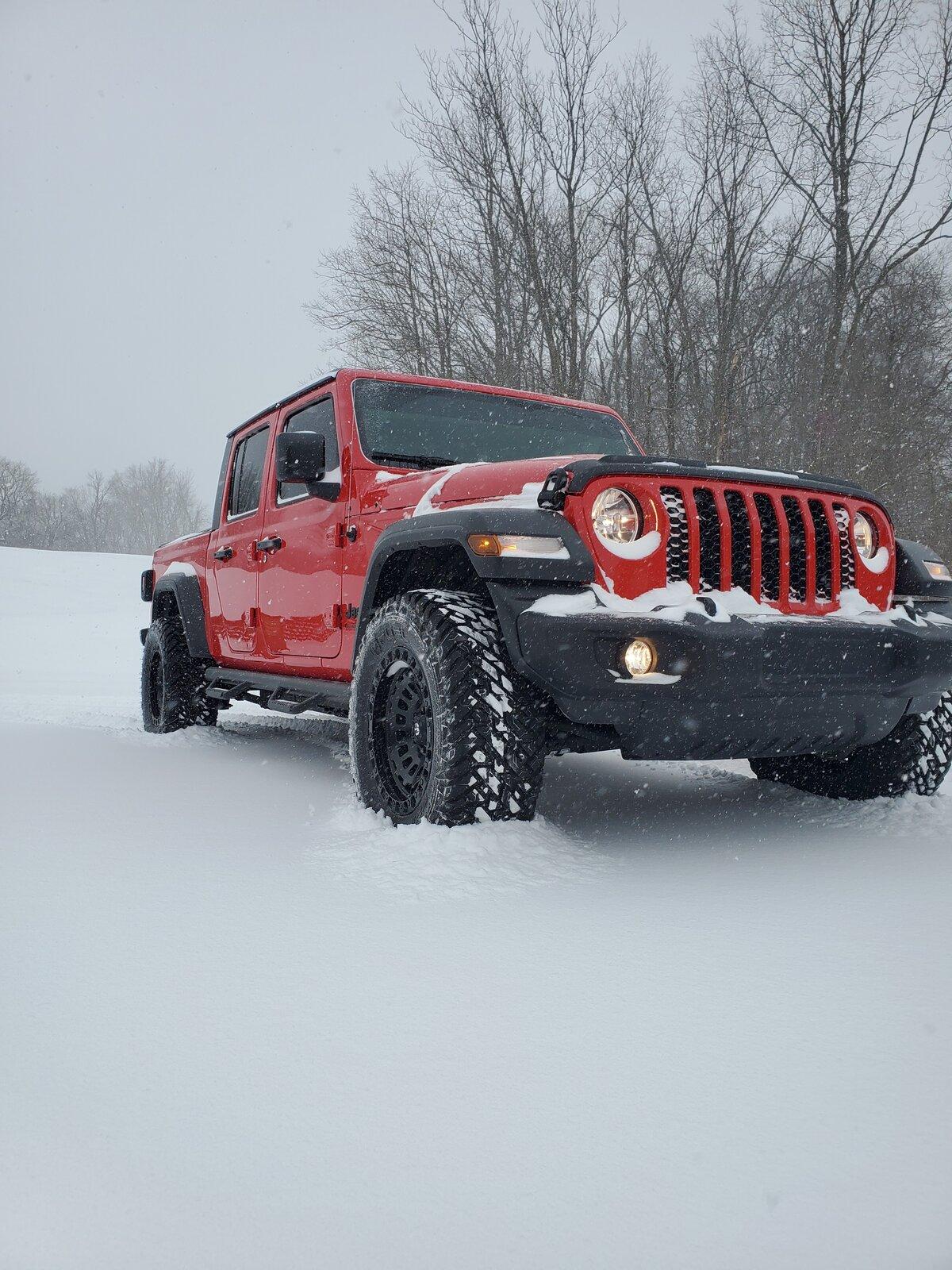 Jeep Gladiator Gladiator Glamour Shots Jeep Gladiator Snow