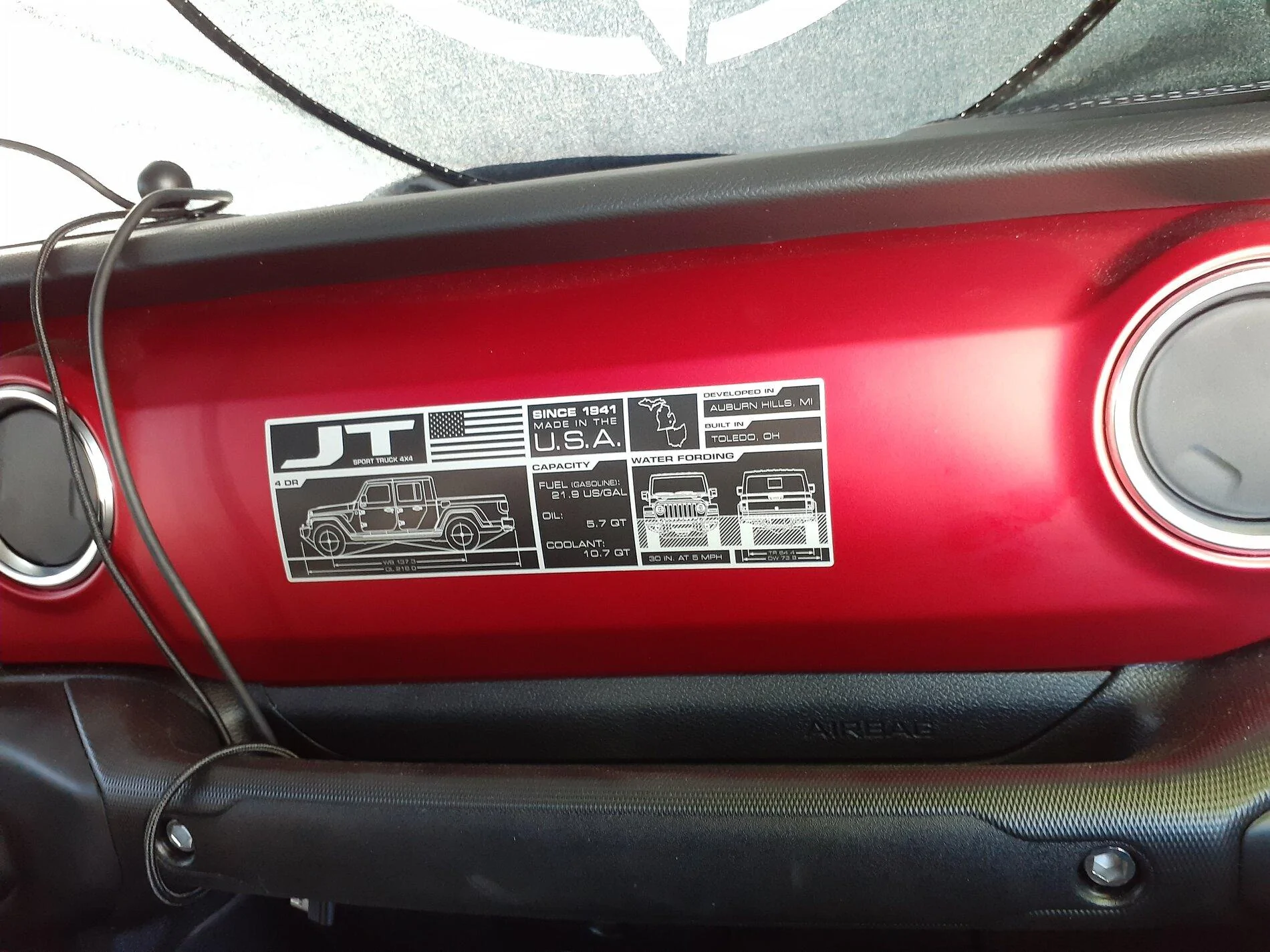 Jeep Gladiator Stickers and decal pics! 20210611_173334