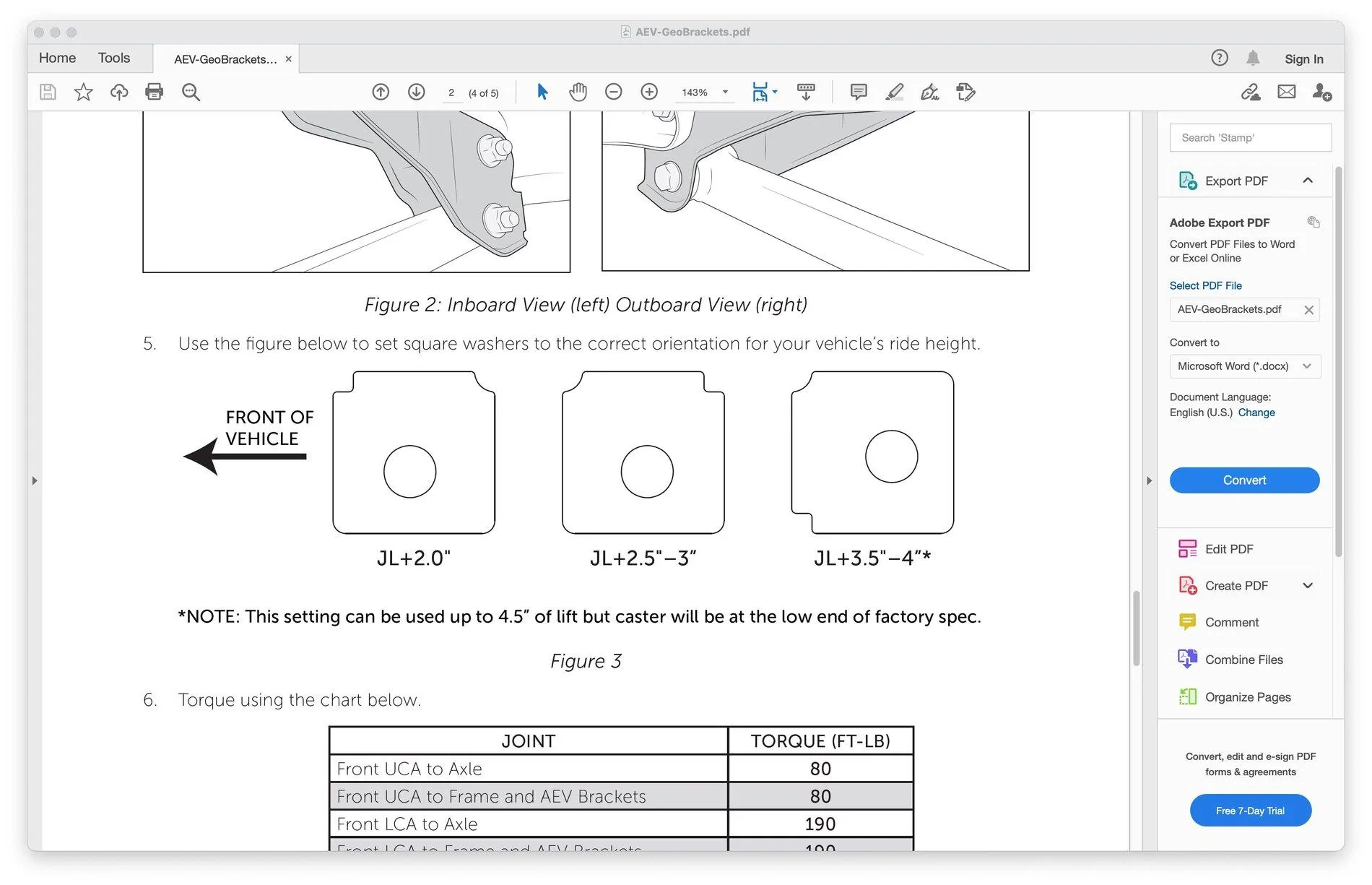 Jeep Gladiator AEV 2" spacer lift for Mojave Gladiator _correction-brackets