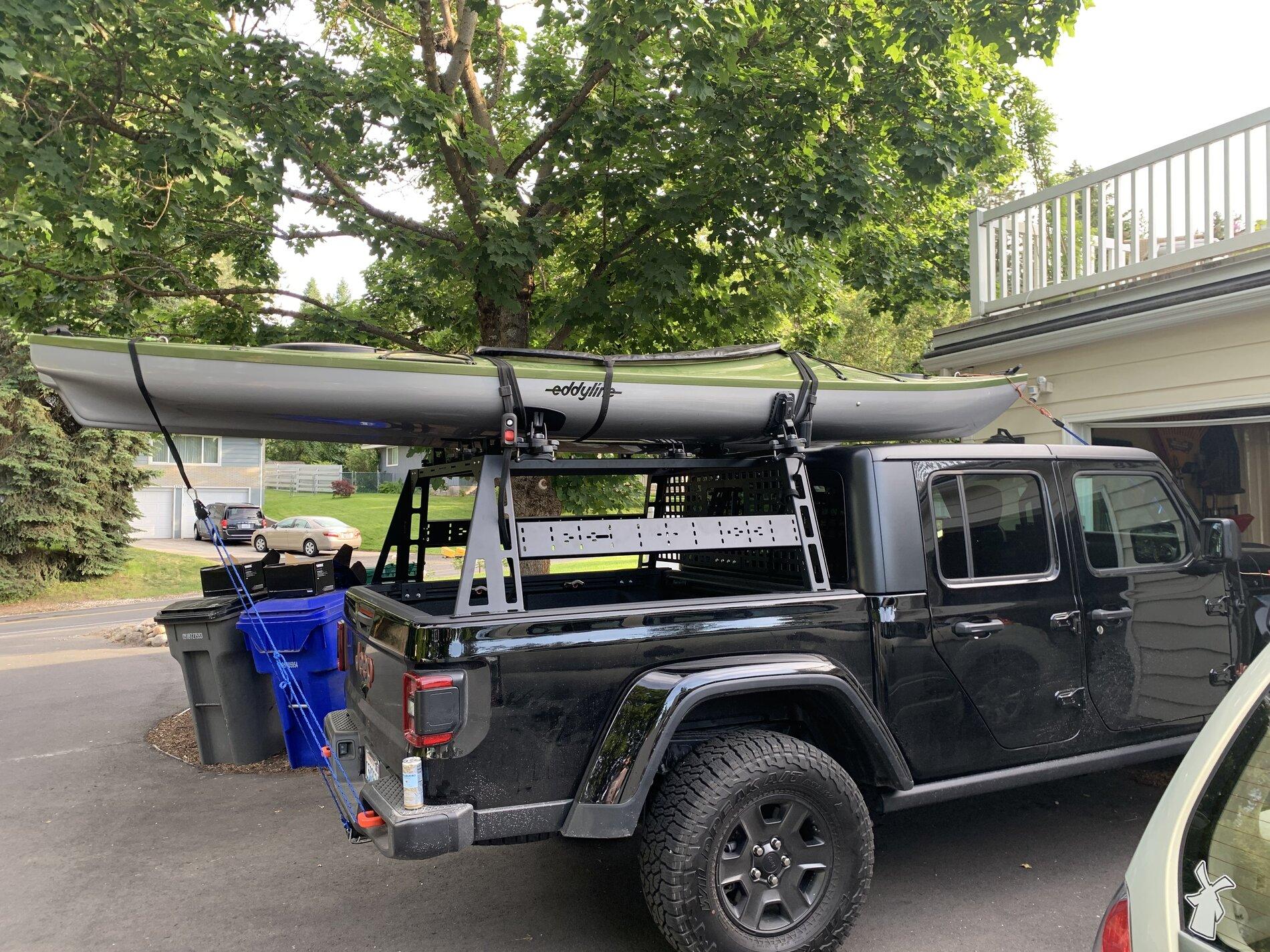 Jeep Gladiator How do you guys carry your kayaks? 0D81C40D-AC37-4C57-9B26-B2E3197F3BFD