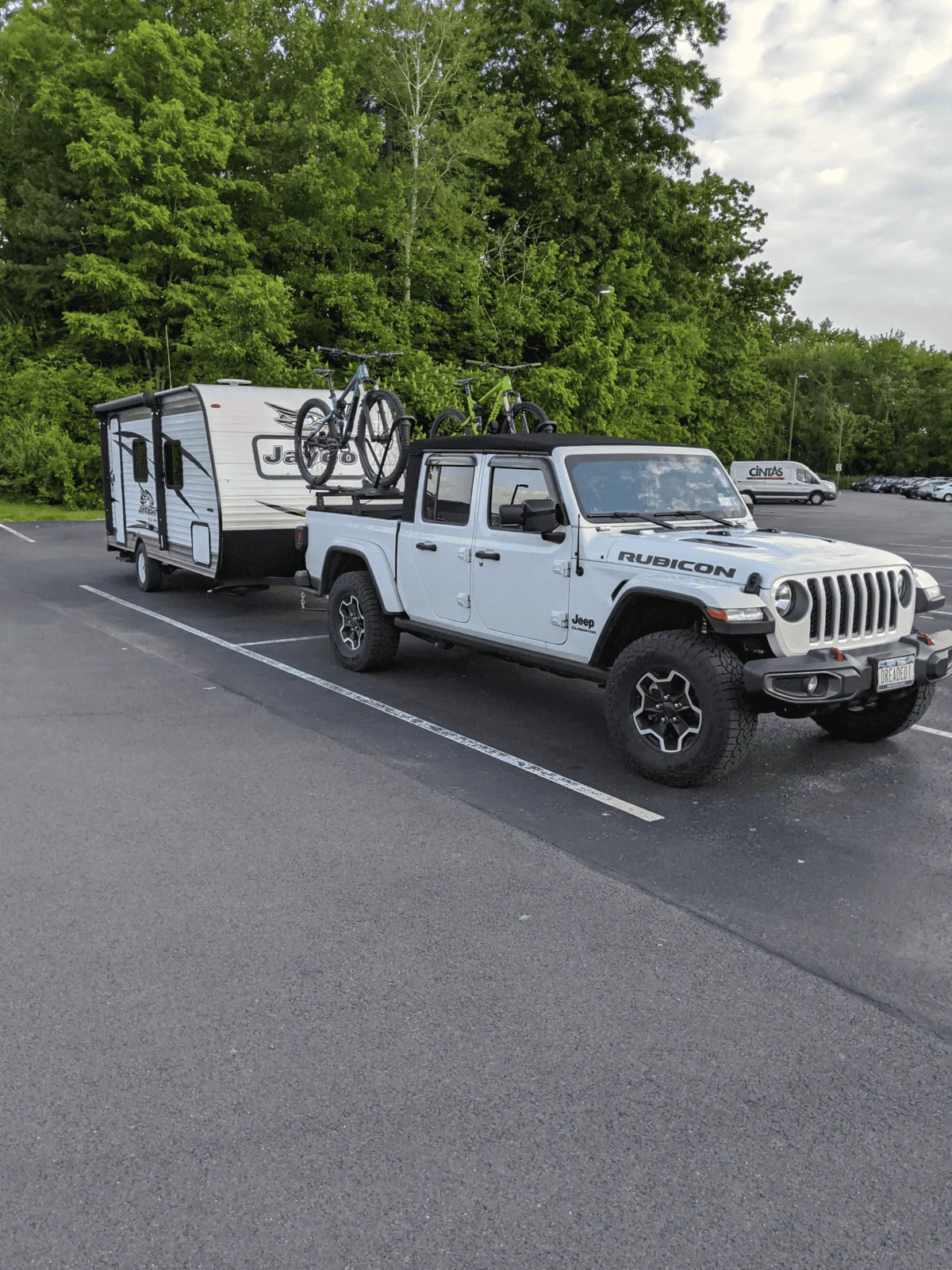 Jeep Gladiator First time towing and camping with the JTR 1623627592117