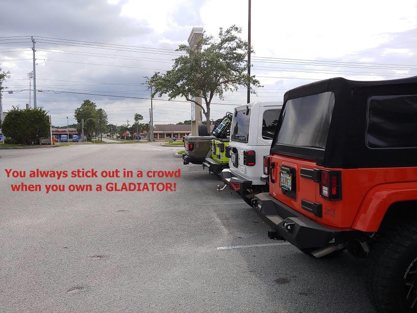 Jeep Gladiator Funny pic @ my first Jeep meet.... Sticky