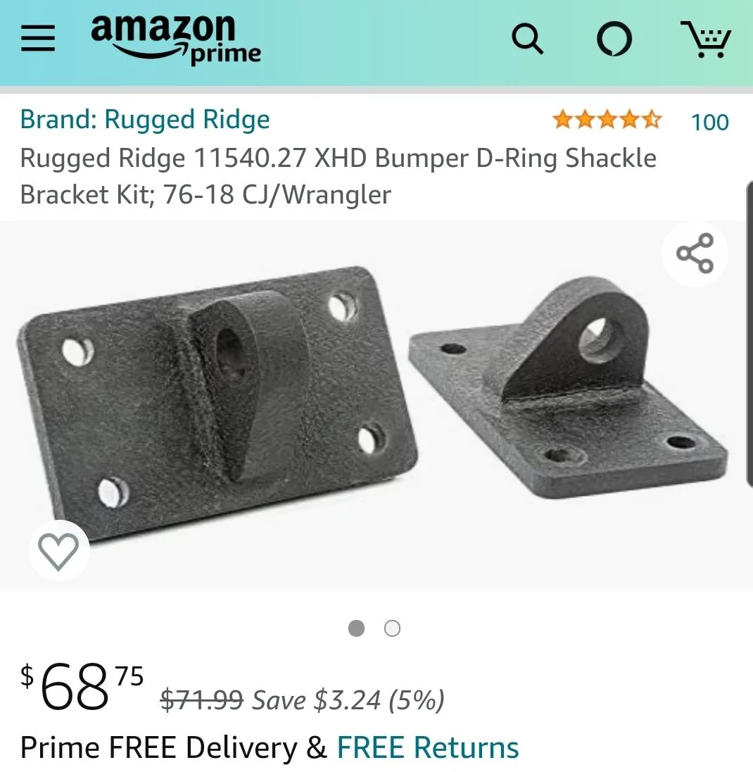 Jeep Gladiator Rugged Ridge Arcus SmartSelect_20210310-194920_Amazon Shopping