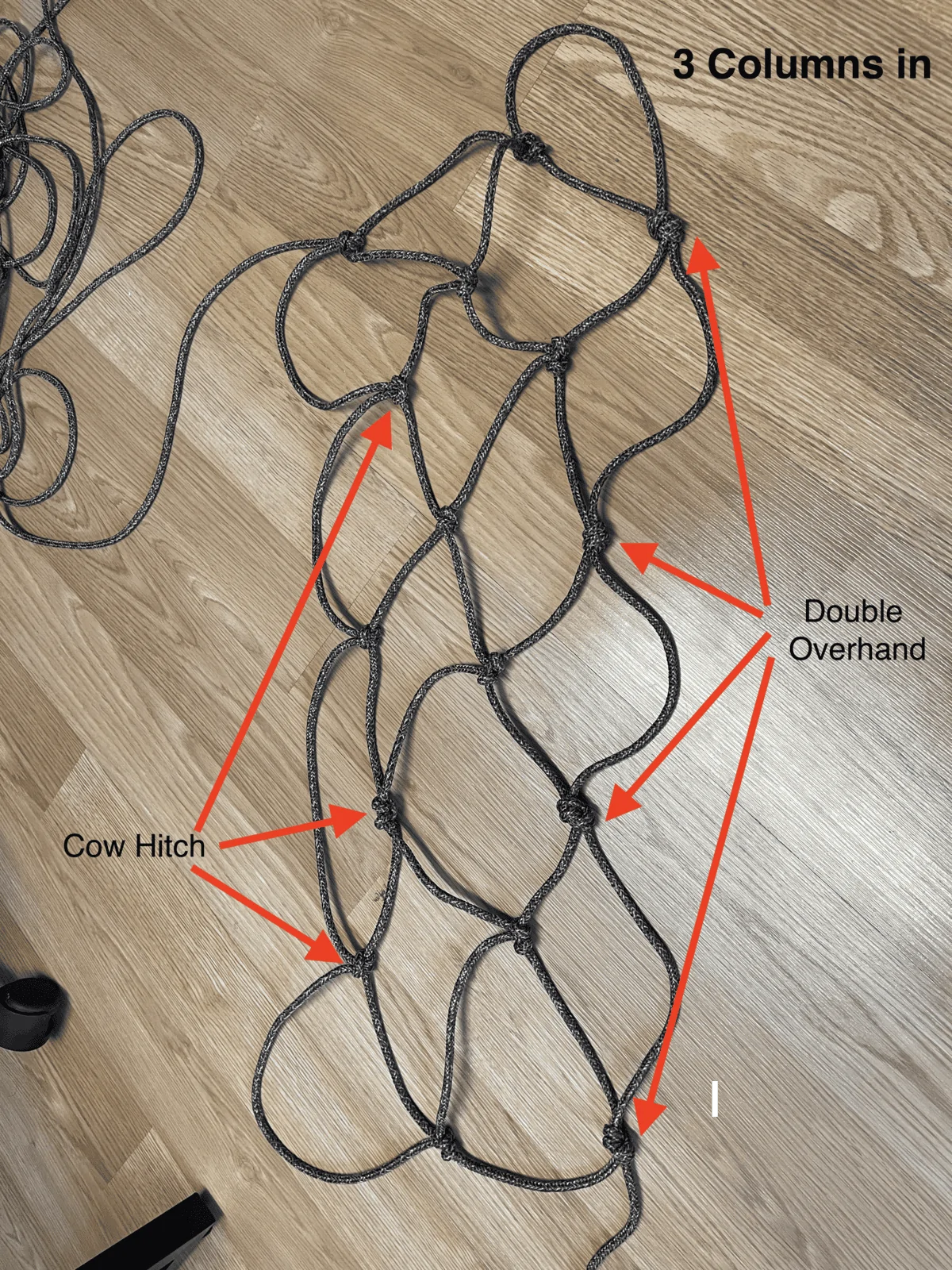 Jeep Gladiator Single rope cargo net IMG_5835