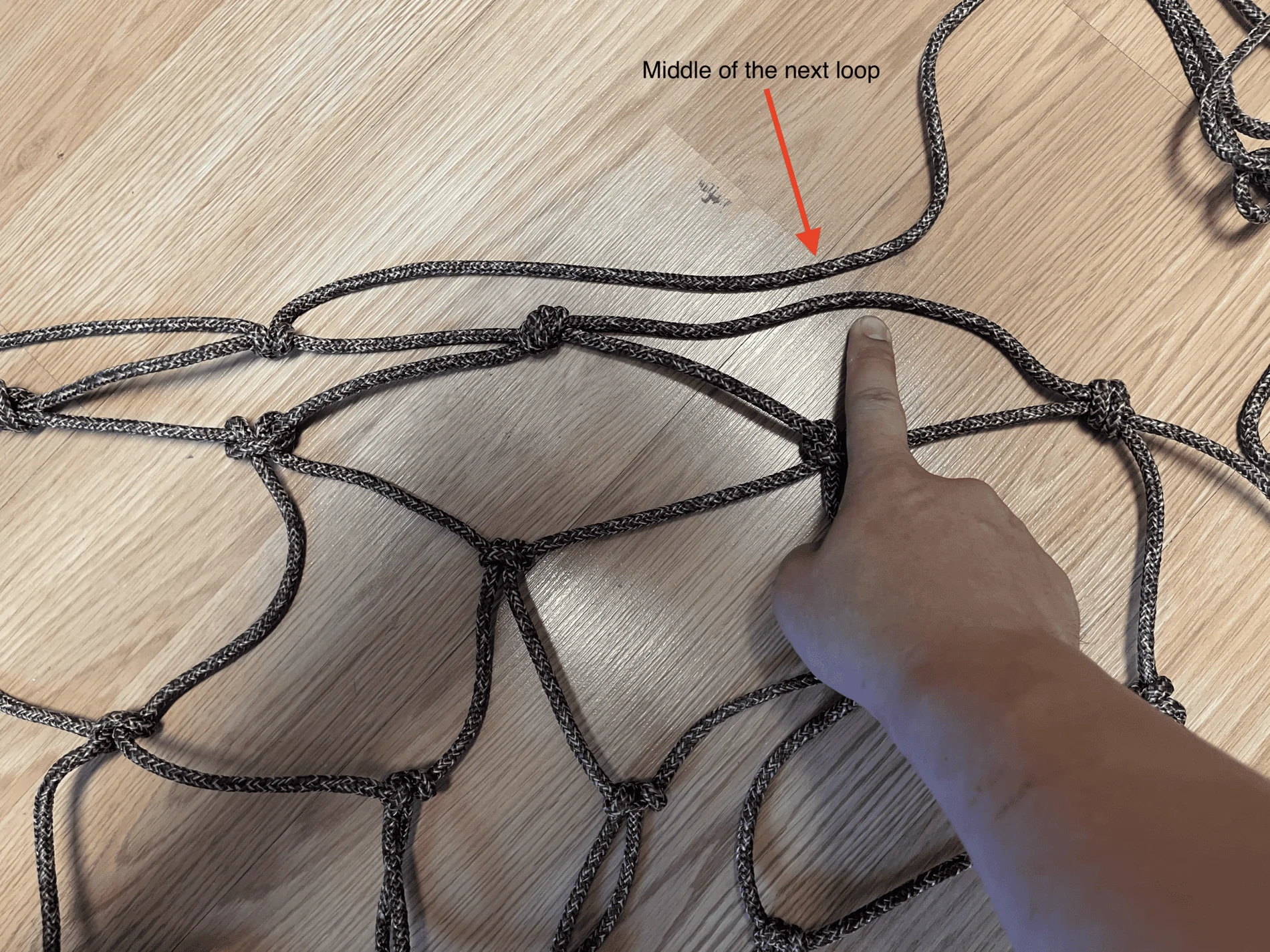 Jeep Gladiator Single rope cargo net IMG_5838