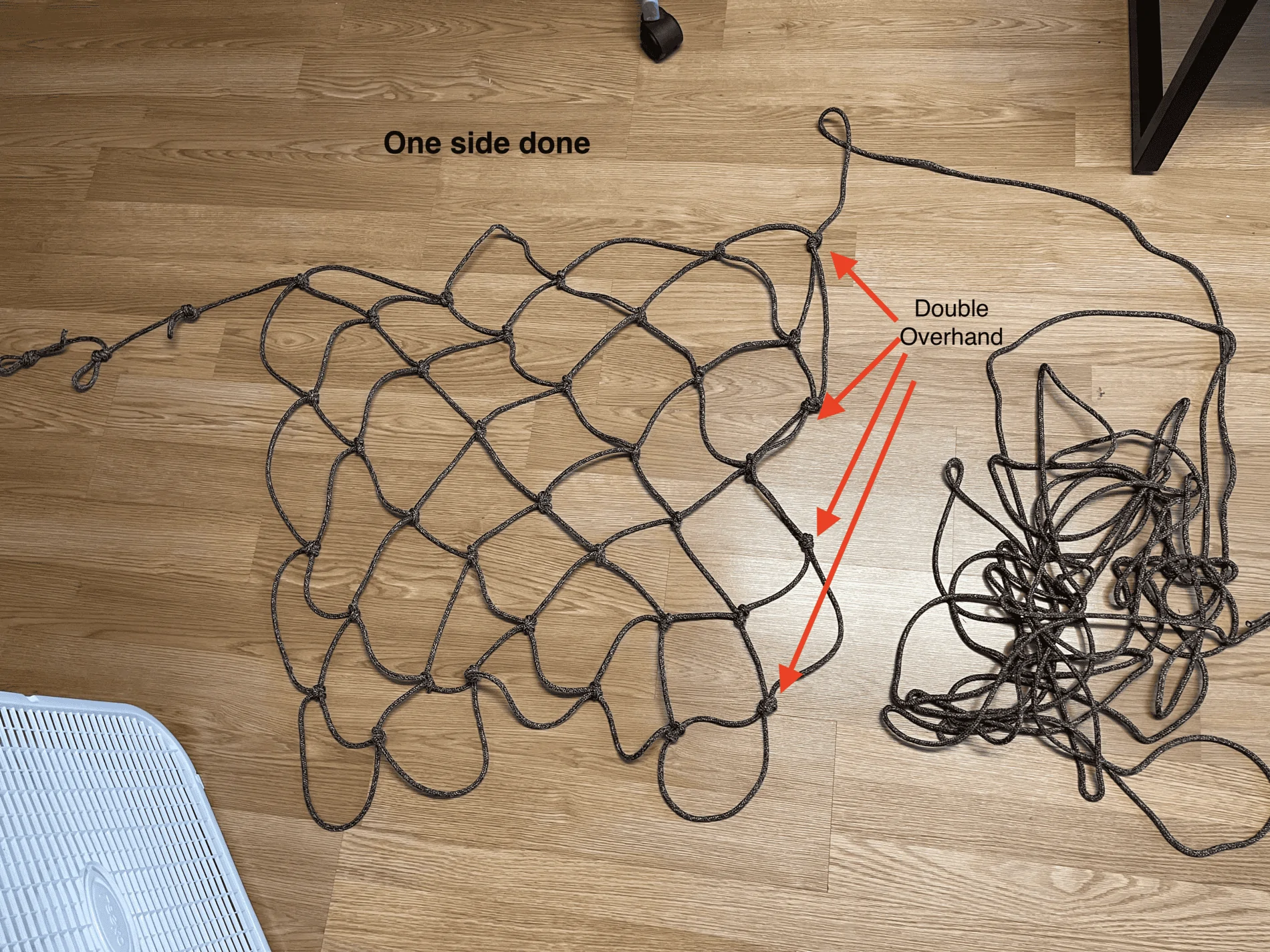 Jeep Gladiator Single rope cargo net IMG_5836