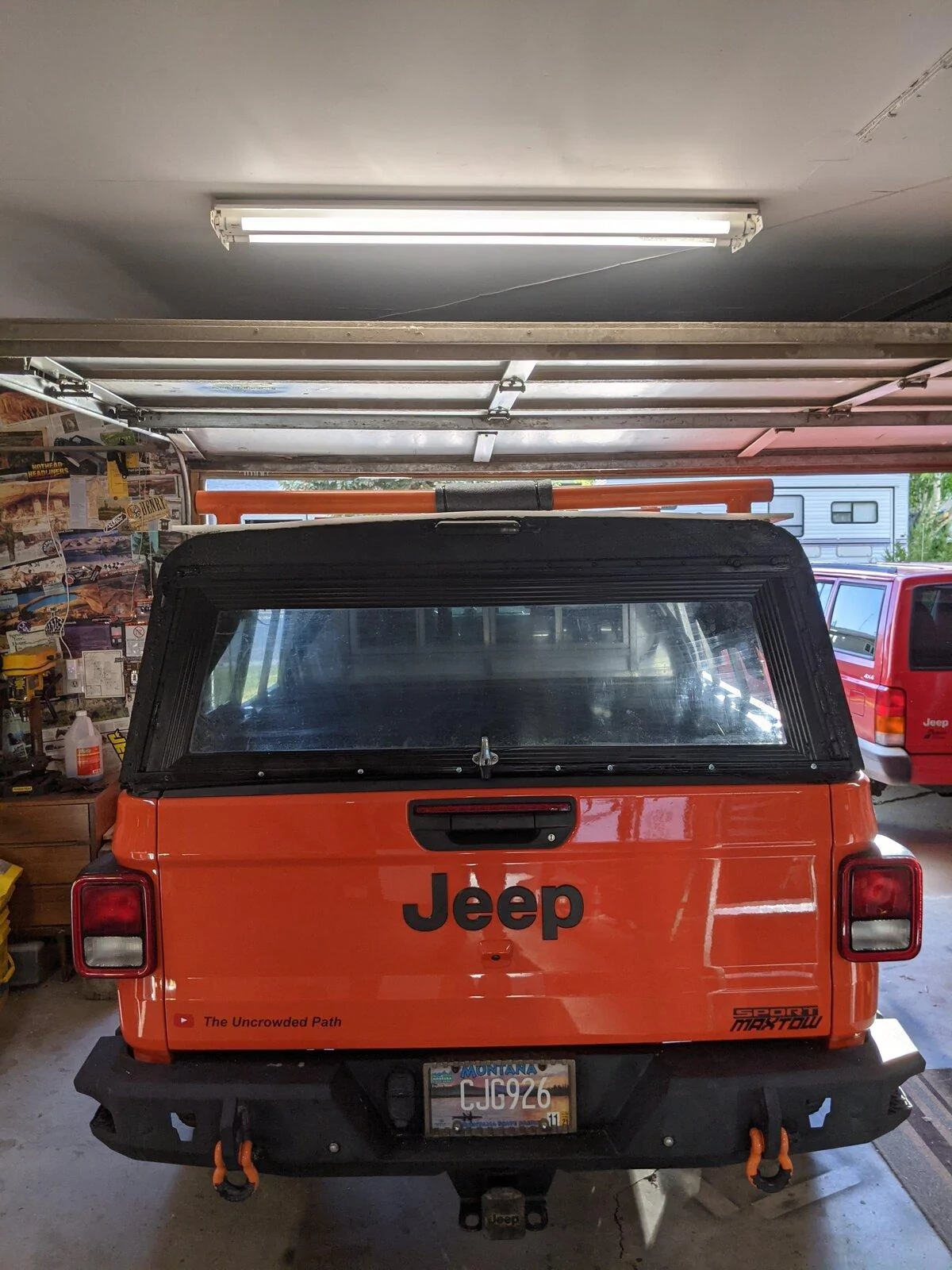 Jeep Gladiator Operation  "Cheap topper": Warning... this is in process... PXL_20210616_013311533