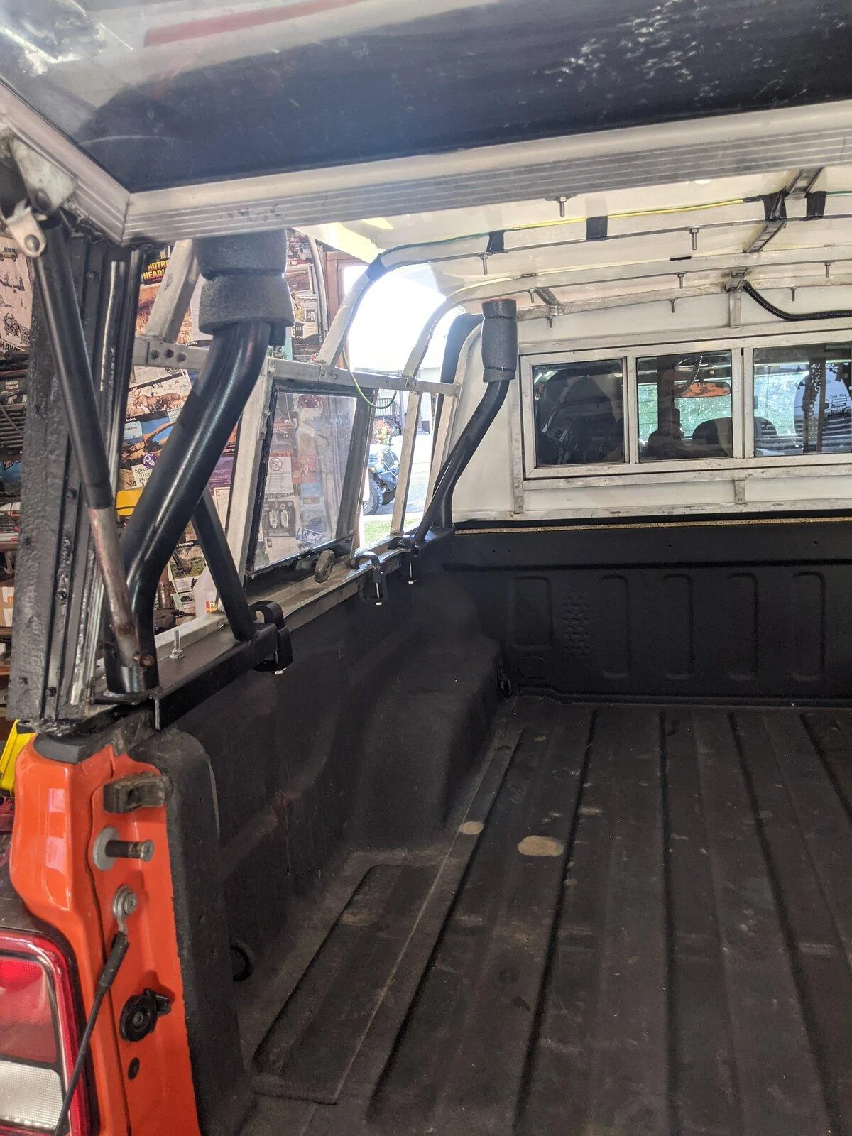 Jeep Gladiator Operation  "Cheap topper": Warning... this is in process... PXL_20210616_012943908