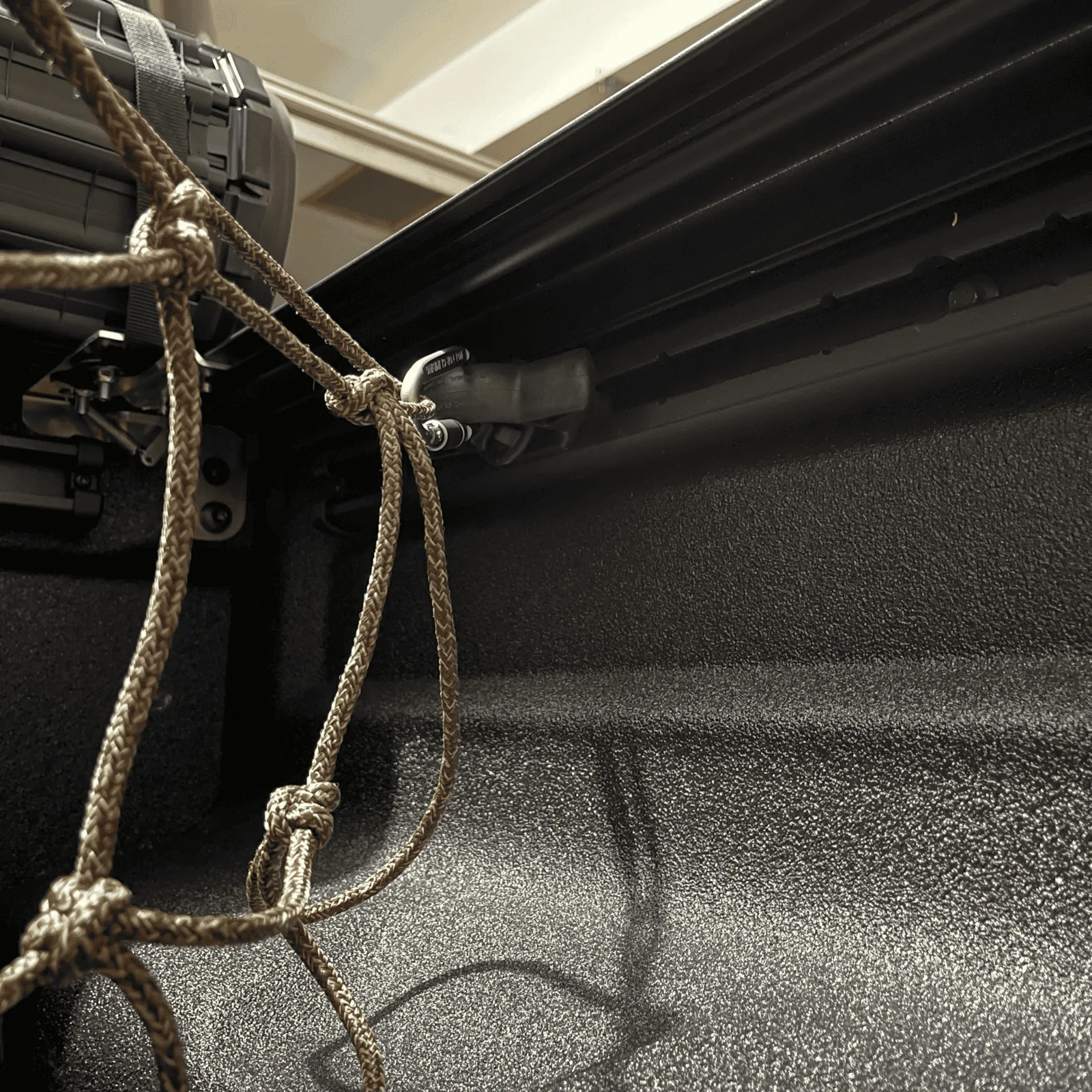 Jeep Gladiator Single rope cargo net IMG_5842