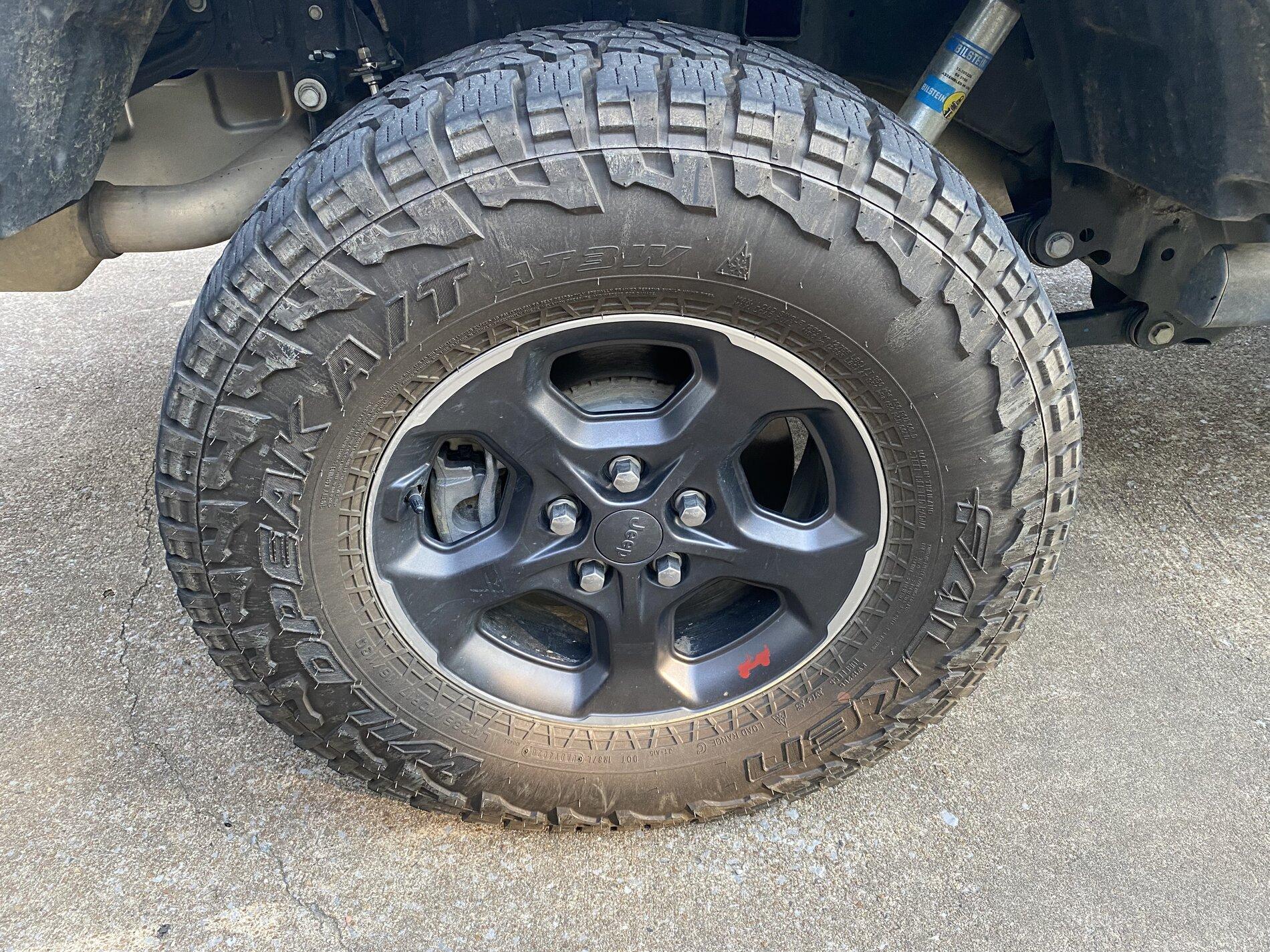Jeep Gladiator FS: 4 Rubicon wheels with spare, no TPMS, 6k miles. $1k. Local Pickup Only DE81645A-CB9A-4E50-9298-742F0EB8501F