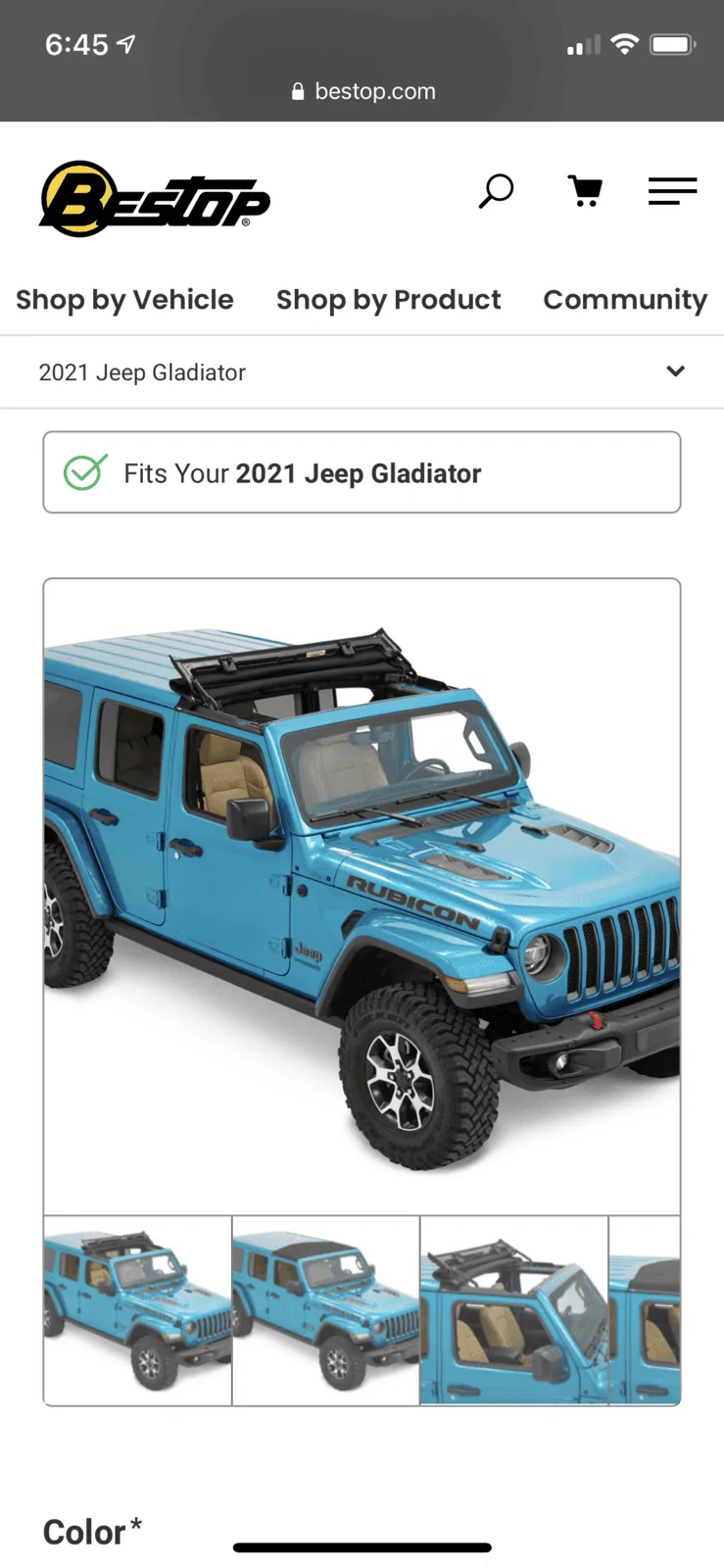 Jeep Gladiator F/S Bestop Sunrider in Twill (New in Box) PRICE DROP D69844A3-9E39-4BBF-96E2-515EEF8DBA4D