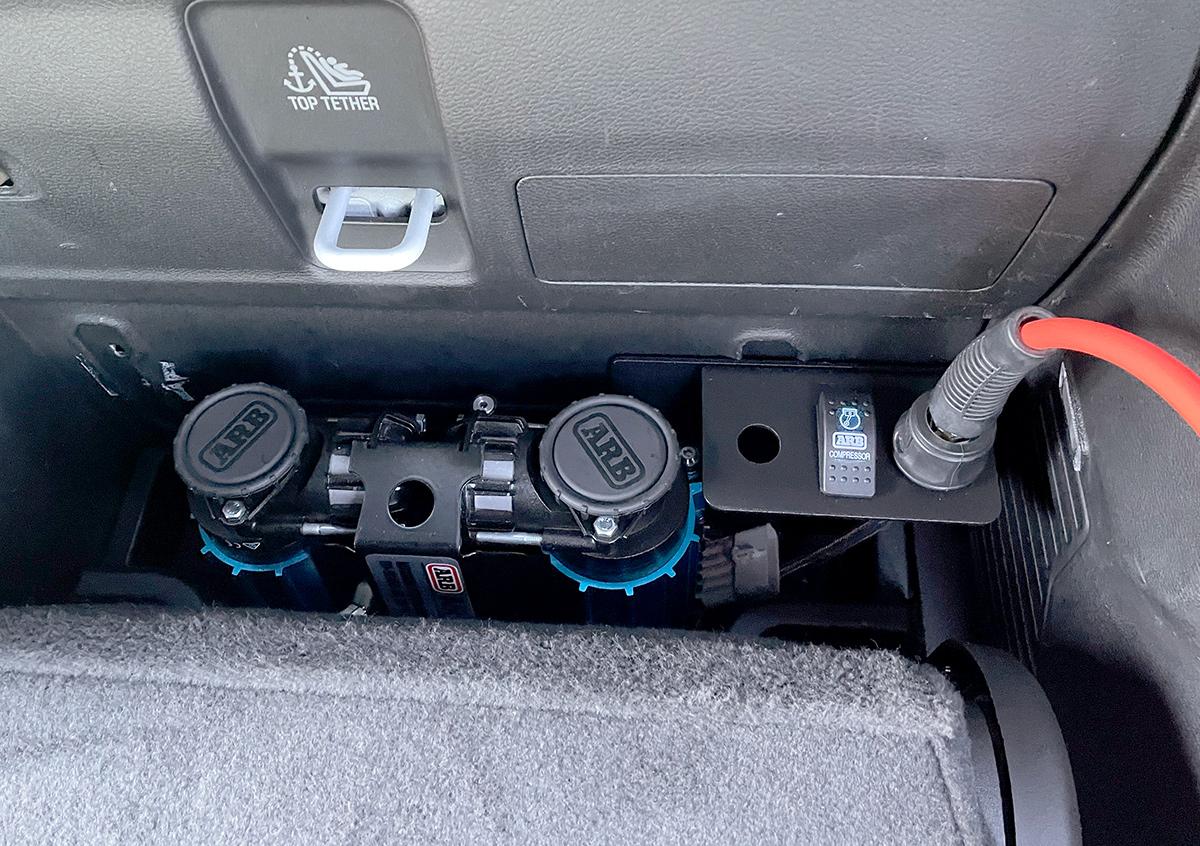 Jeep Gladiator New Add-On Kits for ARB Behind the Seat Compressor Mount IMG_7077