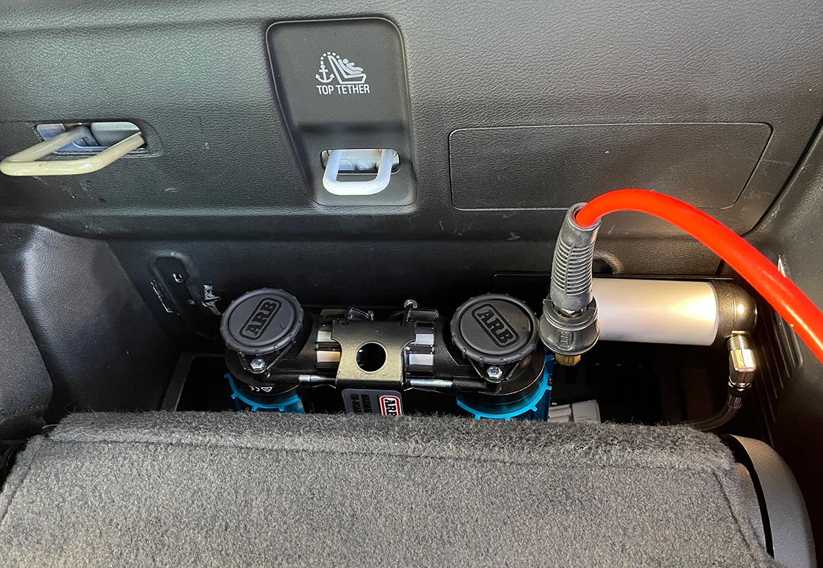 Jeep Gladiator New Add-On Kits for ARB Behind the Seat Compressor Mount IMG_7057