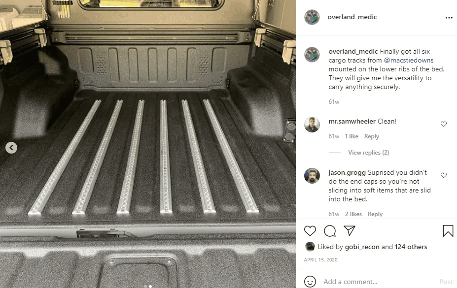 Jeep Gladiator Mac's Solutions for Overlanding/Camping 1624045008958