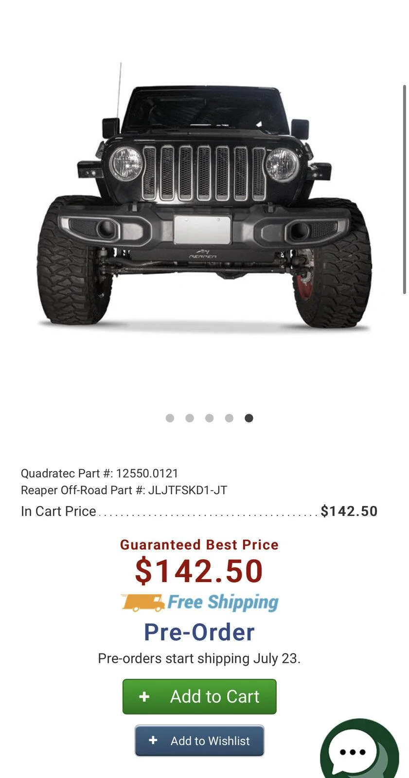 Jeep Gladiator Reaper Off-Road front skid plate 35EA0979-BD7D-46DE-9133-E407BF277ADA
