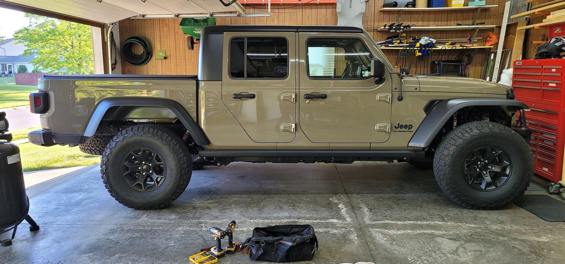 Jeep Gladiator American Adventure Lab fender brace/chop plus max tow chopped fenders $450 OBO B4697D7B-3E23-4293-9A2A-6C7D02AF4783