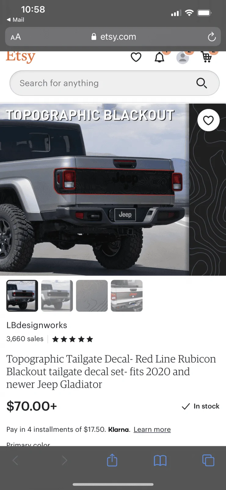 Jeep Gladiator The last Gladiator Tailgate Badge You Will Ever Need! EB2AAB0C-0E35-4F82-BB7A-C2C04C17E411