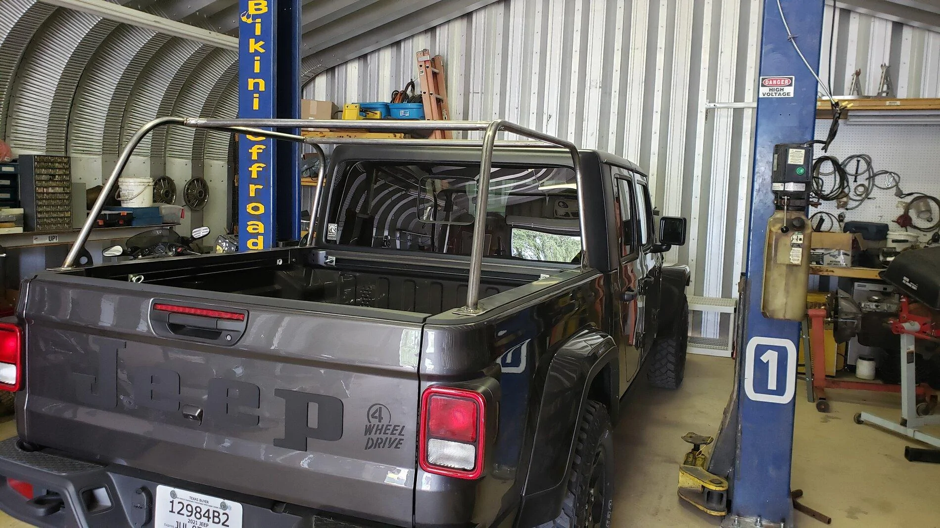 Jeep Gladiator Our own simple design bed rack 20210620_172043