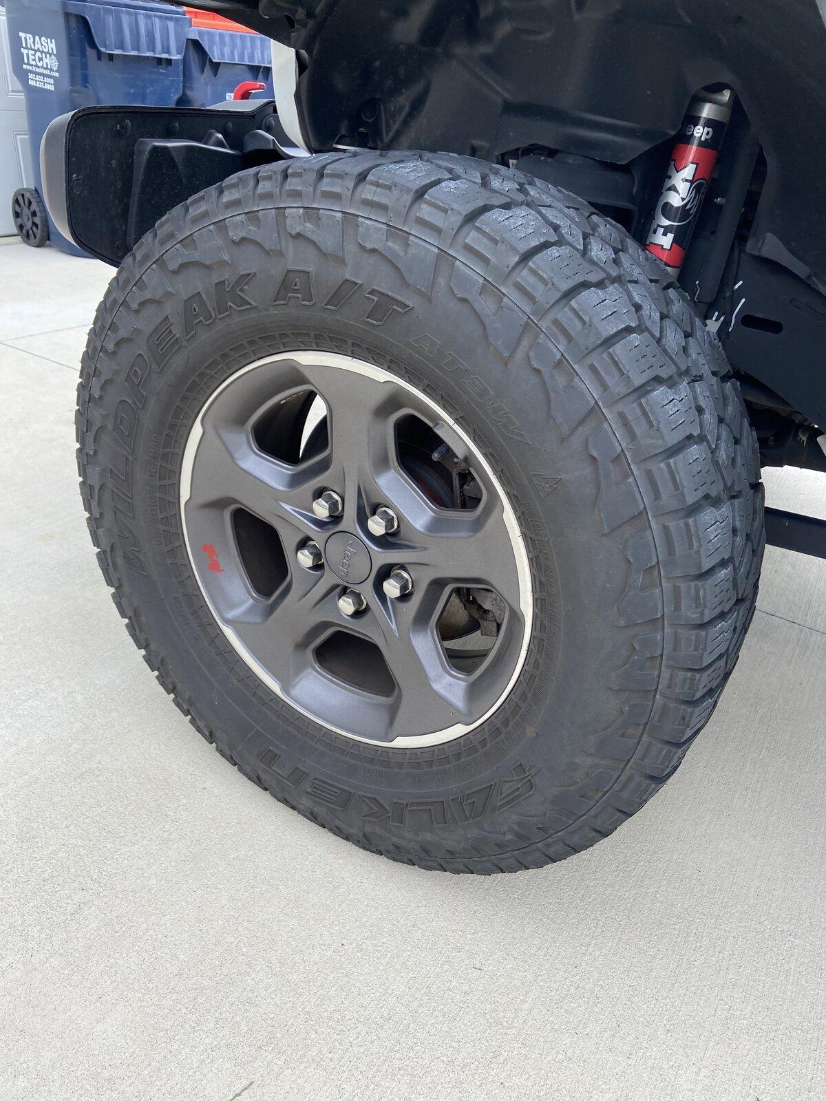 Jeep Gladiator JT Rubicon Rims & Tires Set of 4 (& Synergy Wheel Spacers) - $700 IMG_0066