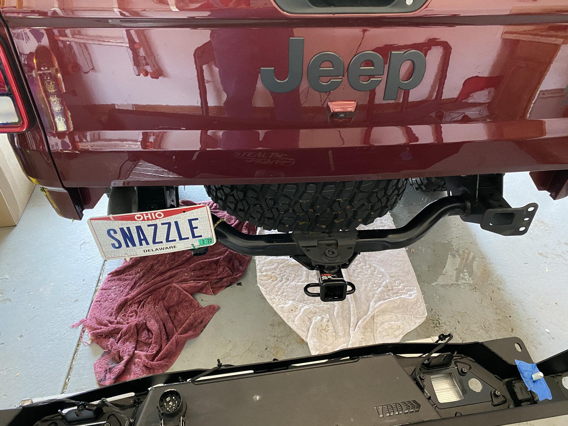 Jeep Gladiator Class II receiver hitch IMG_2978