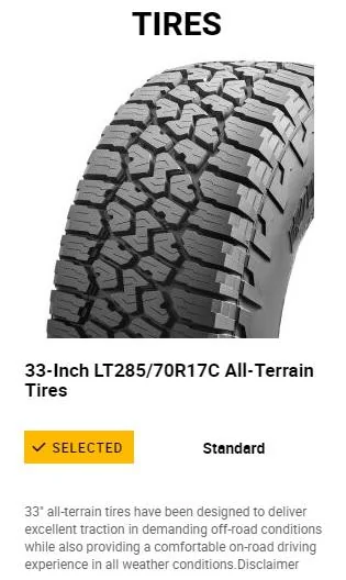 Jeep Gladiator WTS Jeep Gladiator Take Offs - OEM set of 5 wheels and tires JeepGladTires