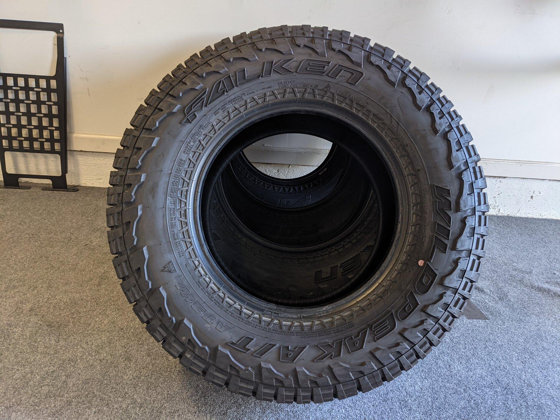 Jeep Gladiator Falken Wildpeak AT 3W LT285/70R17 Tires | Set of Five (5) BARGAIN Falken Wildpeak AT3 Tires