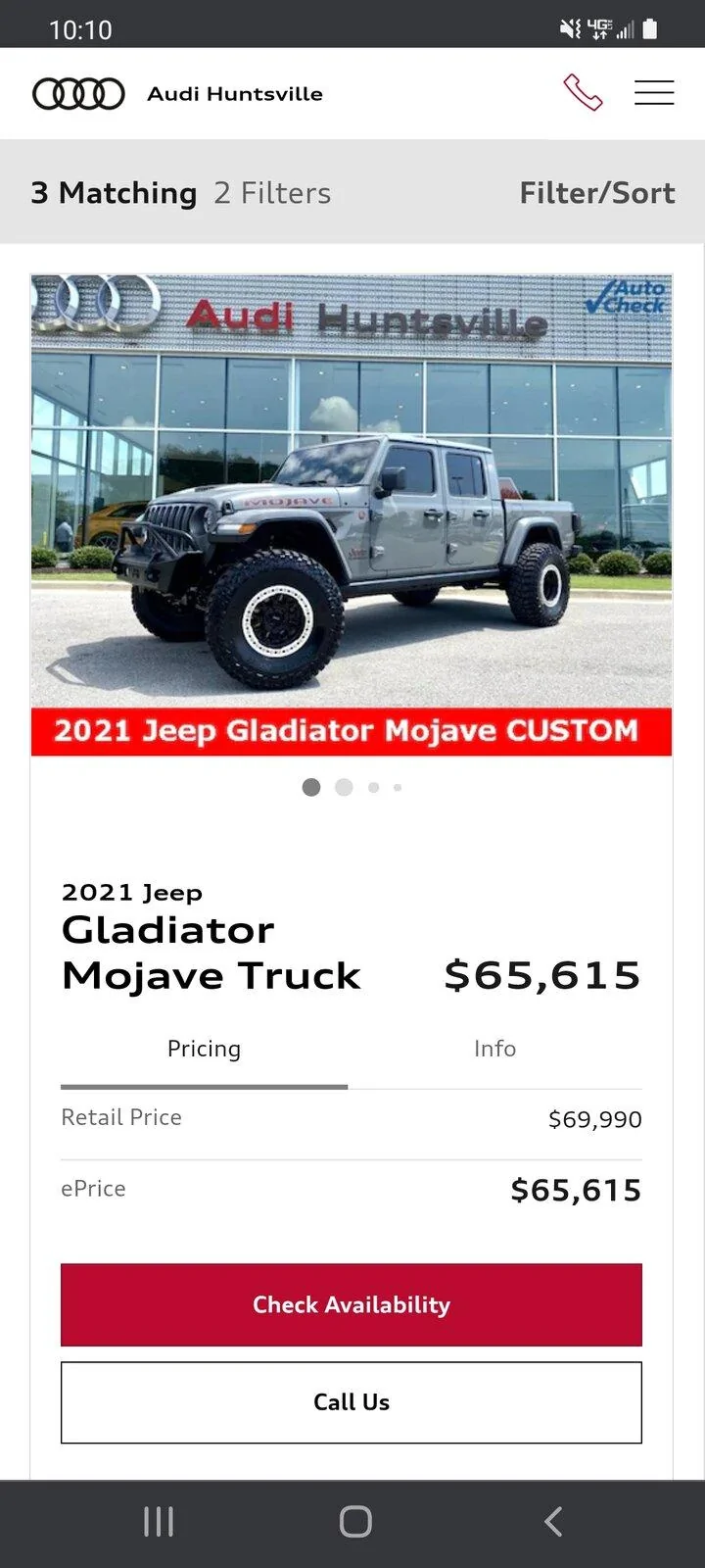 Jeep Gladiator Here you go, your $73K Gladiator! Screenshot_20210626-101026_Chrom
