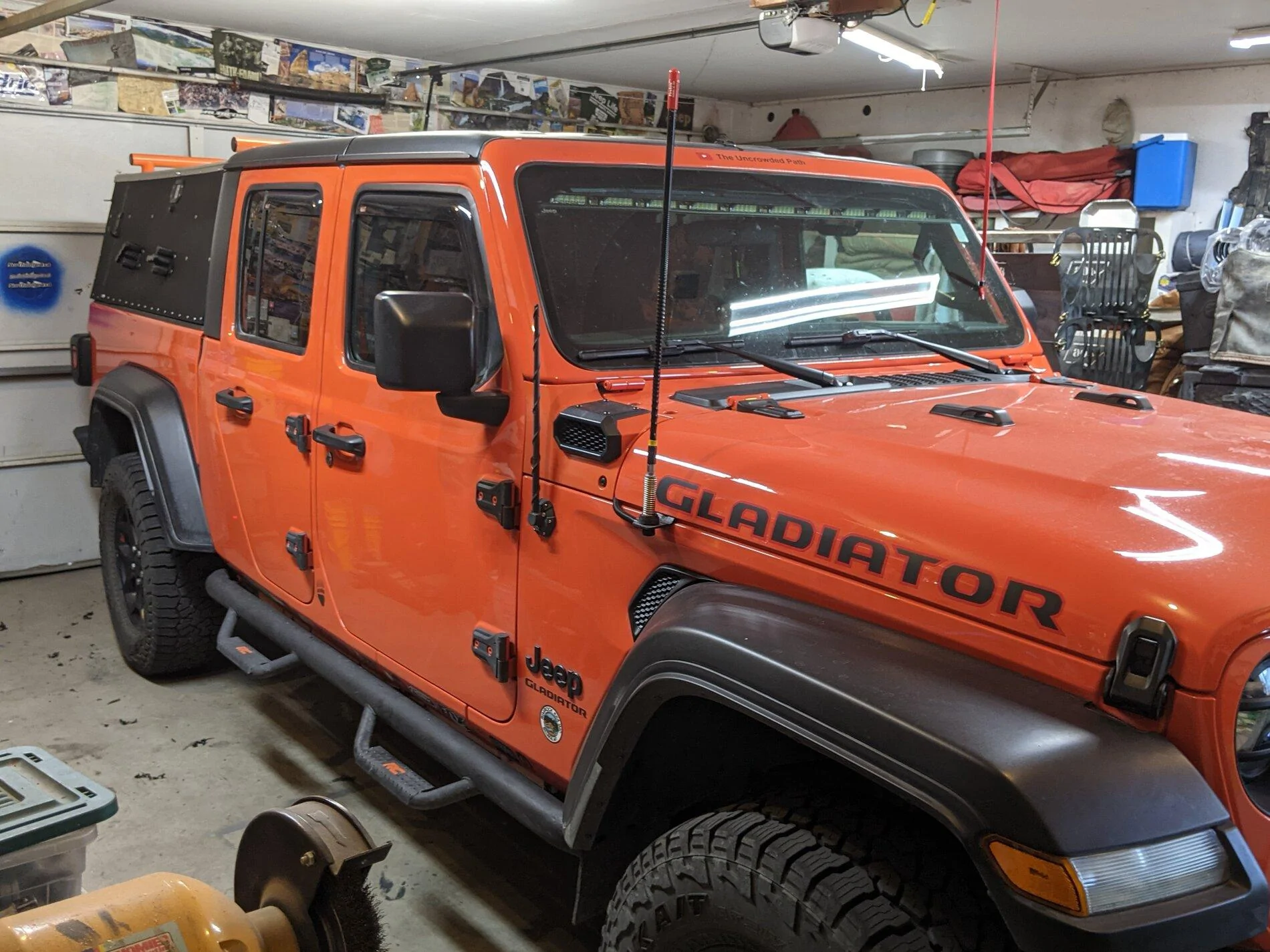 Jeep Gladiator Operation  "Cheap topper": Warning... this is in process... PXL_20210626_183648808