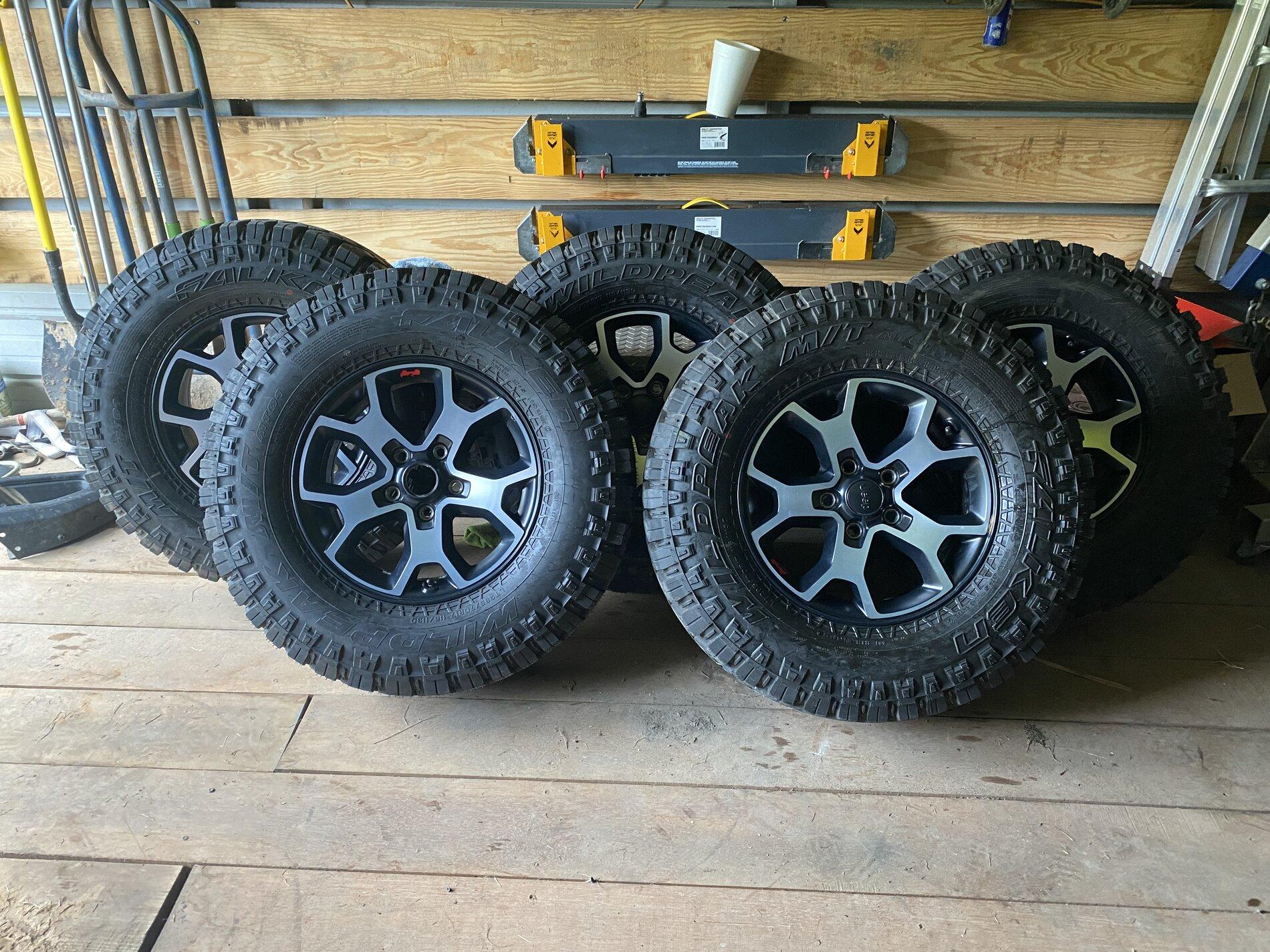 Jeep Gladiator 5 Rubicon Rims on Falken Wildpeak MT 916A2768-ABFD-47F8-B864-796F3A0FE13F