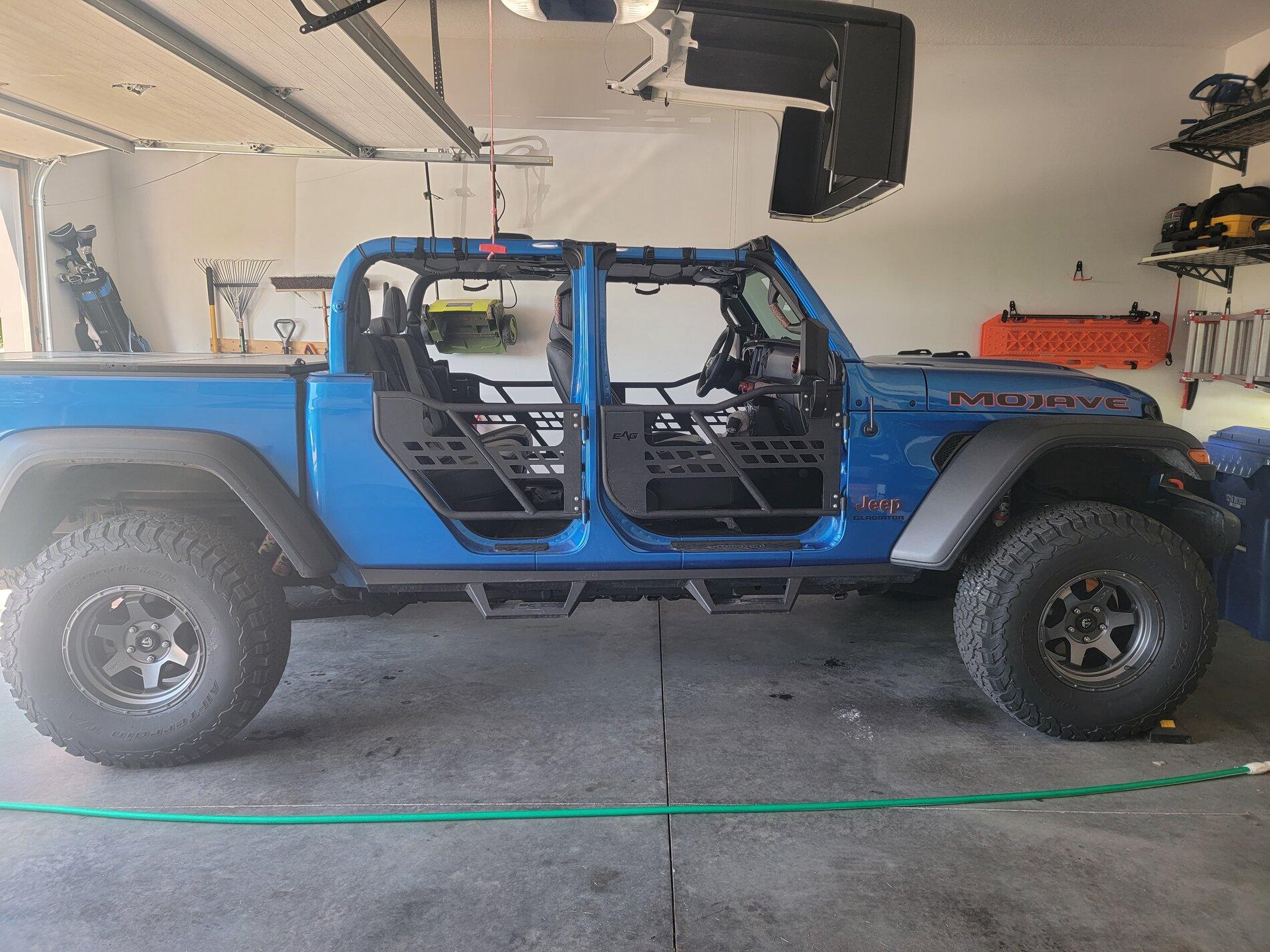 Jeep Gladiator Tube door recommendations 20210619_104430