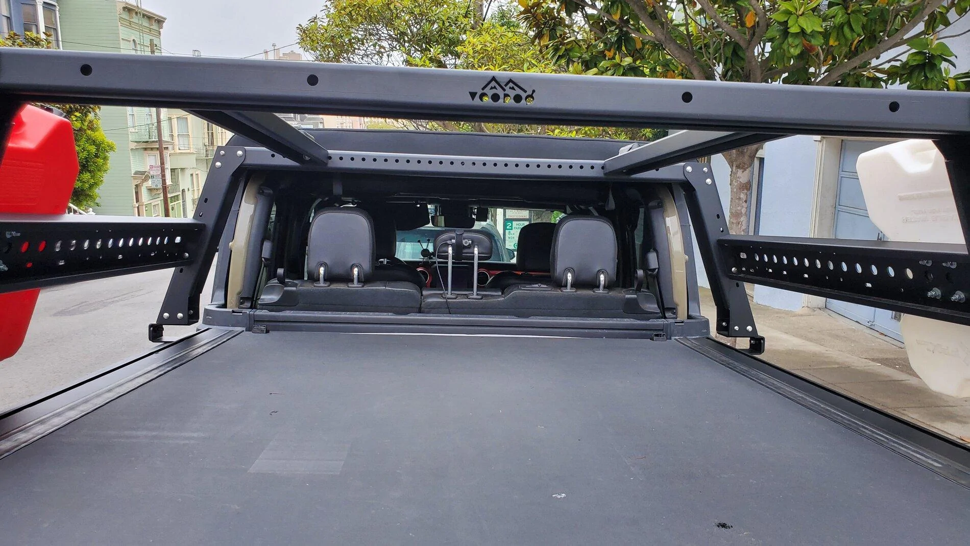 Jeep Gladiator Soft top window storage tip. 20210627_075037