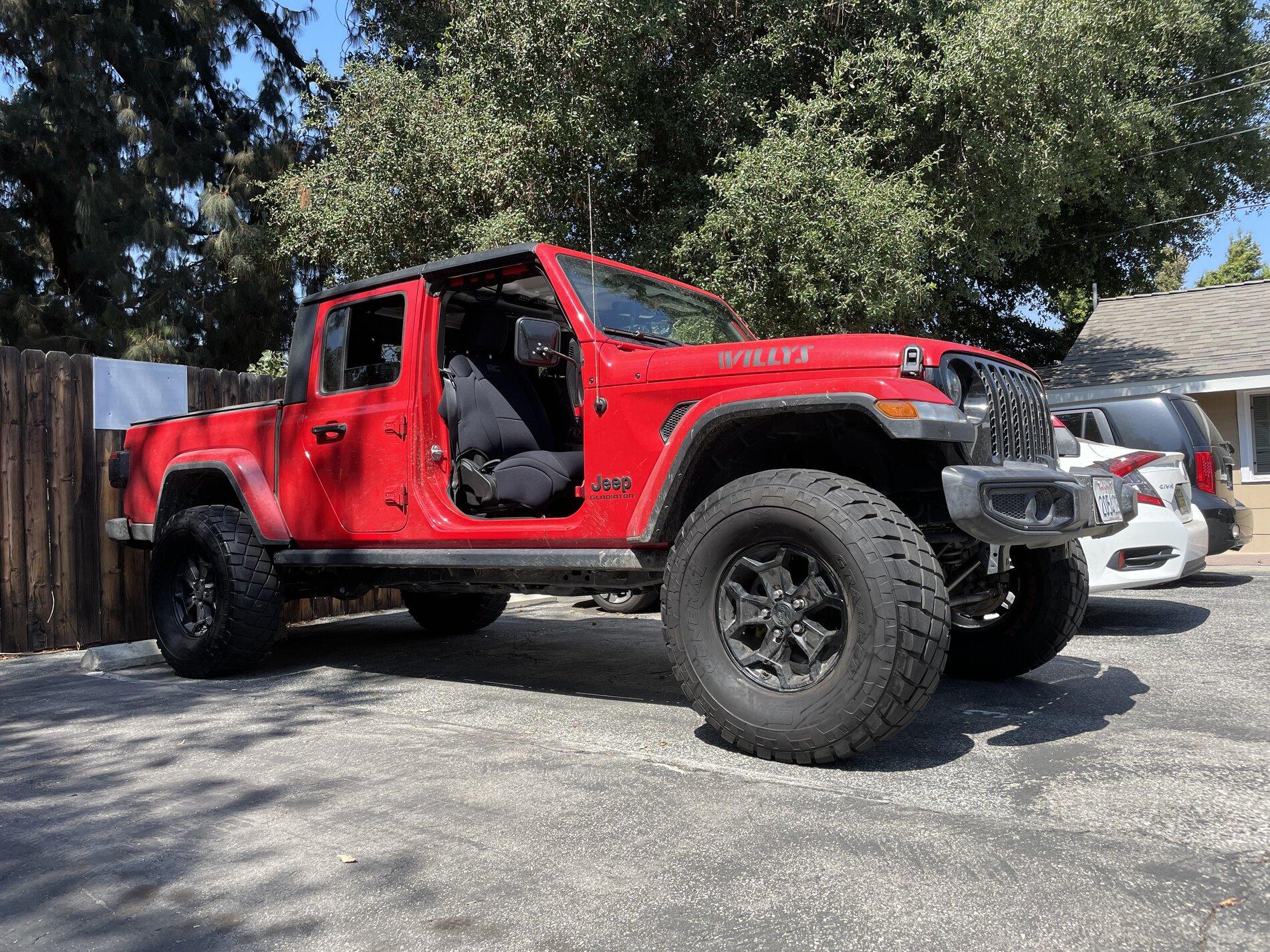 Jeep Gladiator Those trying to decide between 35"s or 37"s DF5A6929-2E1F-46B8-97E1-59C59C355984