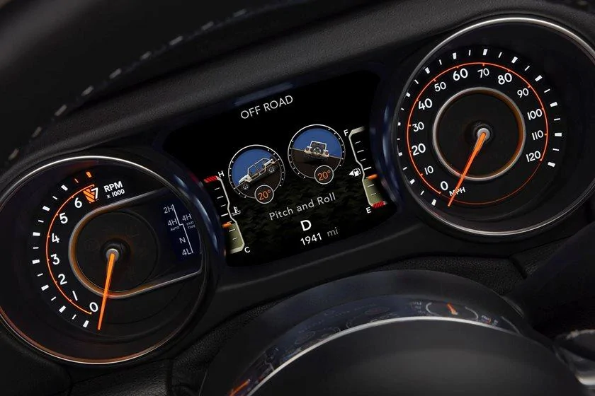 Jeep Gladiator 7” Digital Gauge Cluster Speedometer upgrade for Sport JT 415509