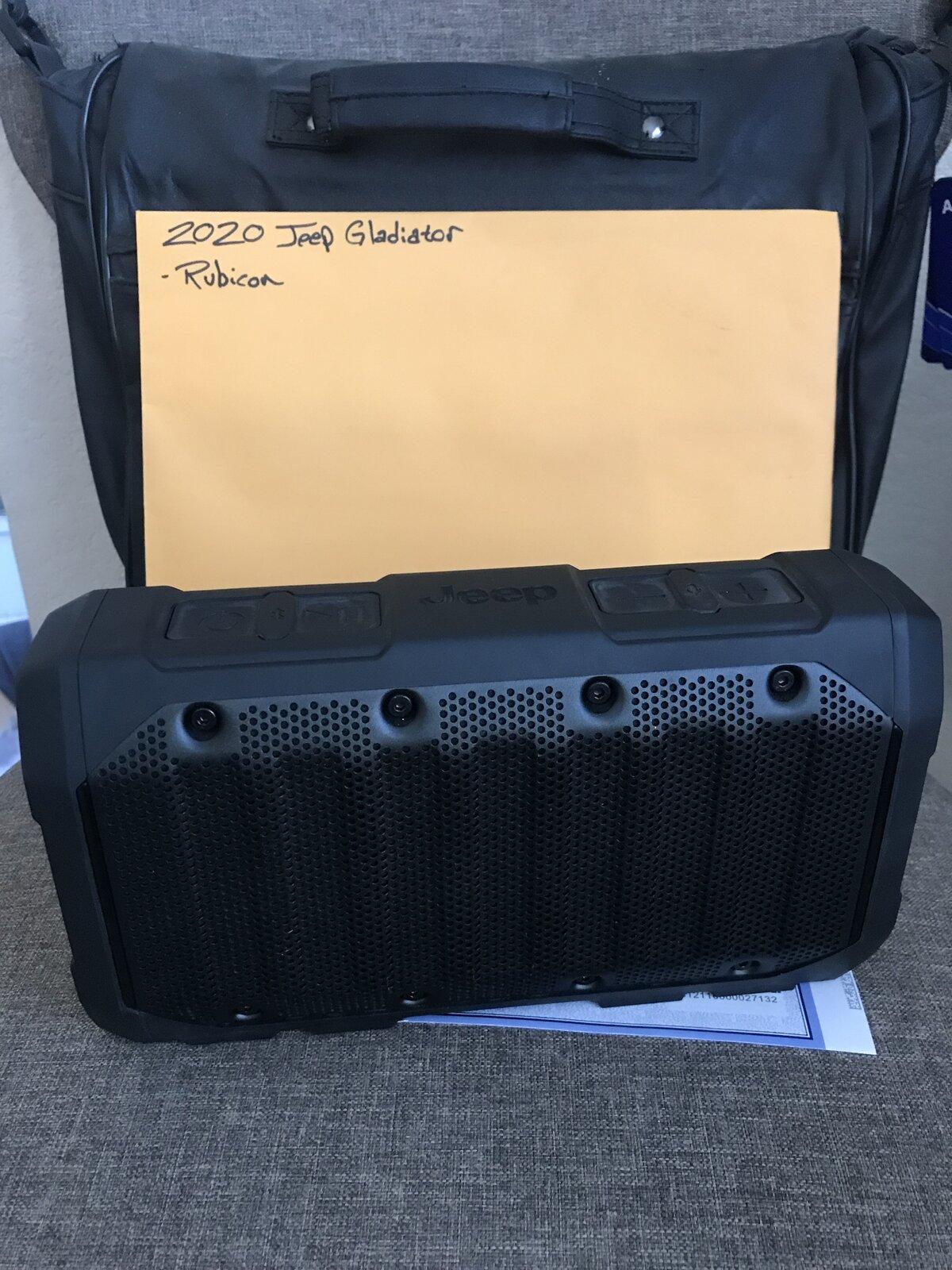 Jeep Gladiator Bluetooth Speaker A/C Adaptor Speaker 1