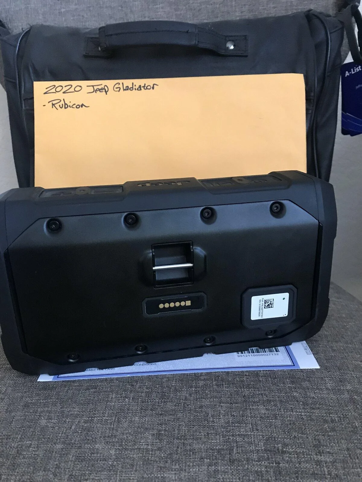 Jeep Gladiator Bluetooth Speaker A/C Adaptor Speaker 2 