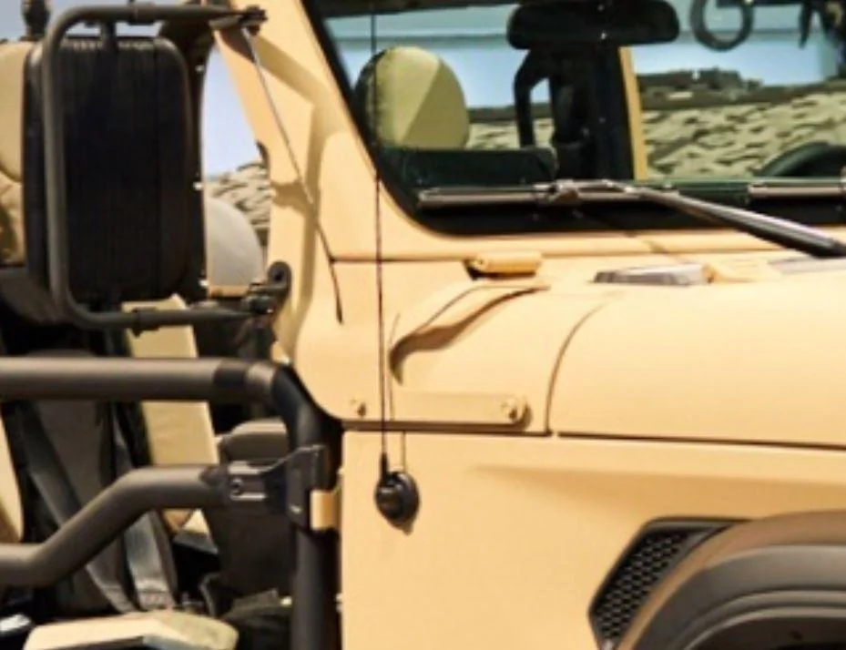 Jeep Gladiator Mirror option for no doors mirror bracket milspec