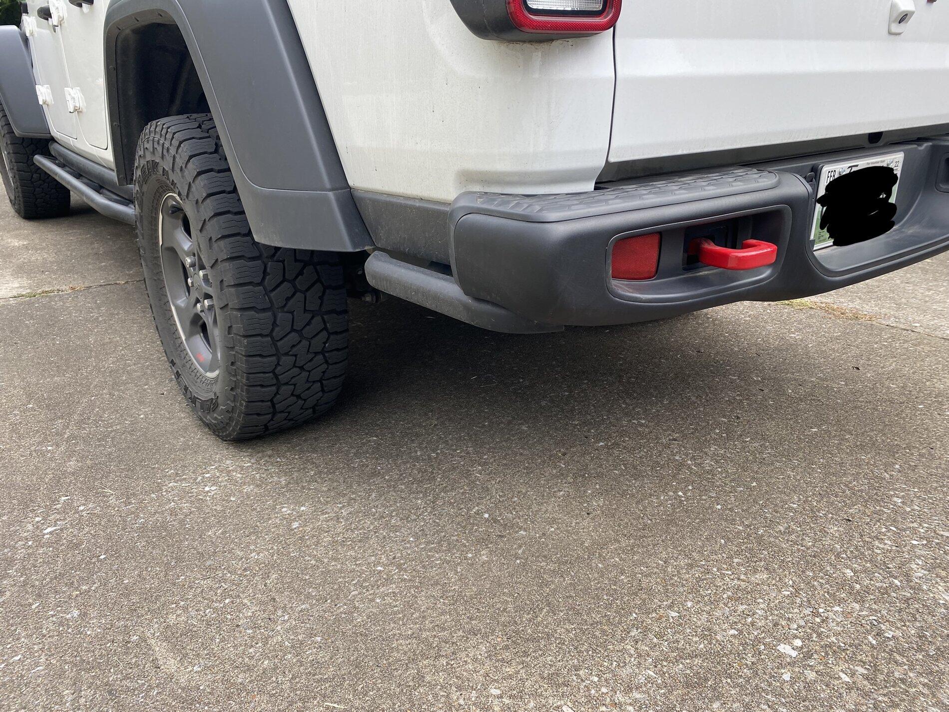 Jeep Gladiator Rubicon Steel Rear Bumper 5027CDE6-21E5-49E3-B1C0-7D4C104BF599