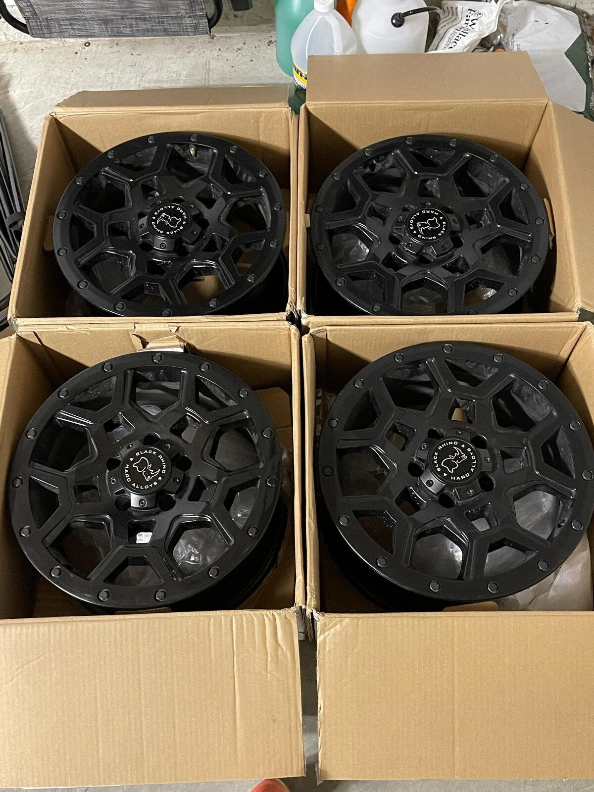 Jeep Gladiator 4 Black Rhino Overland wheels all4