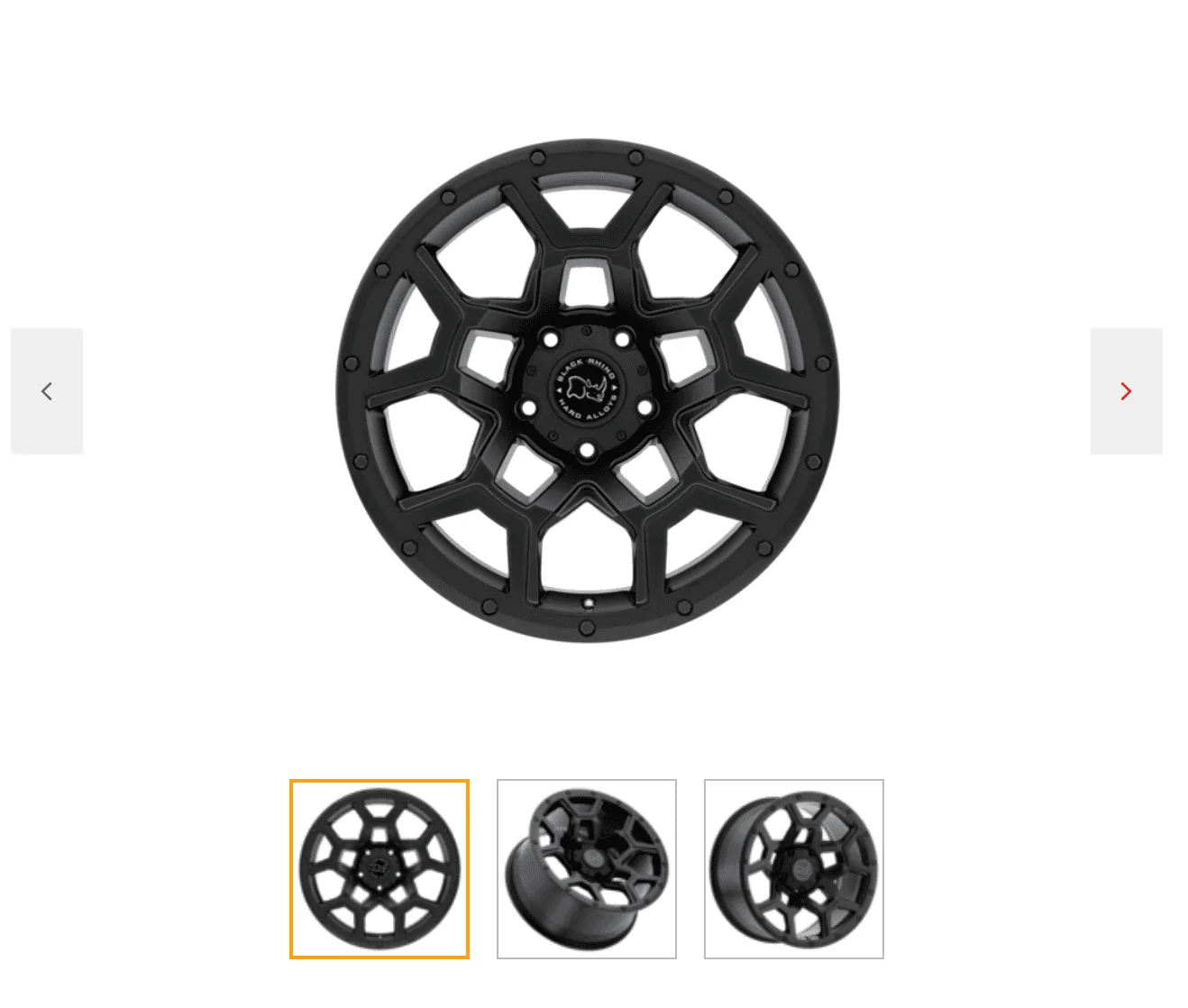 Jeep Gladiator 4 Black Rhino Overland wheels wheel_stock