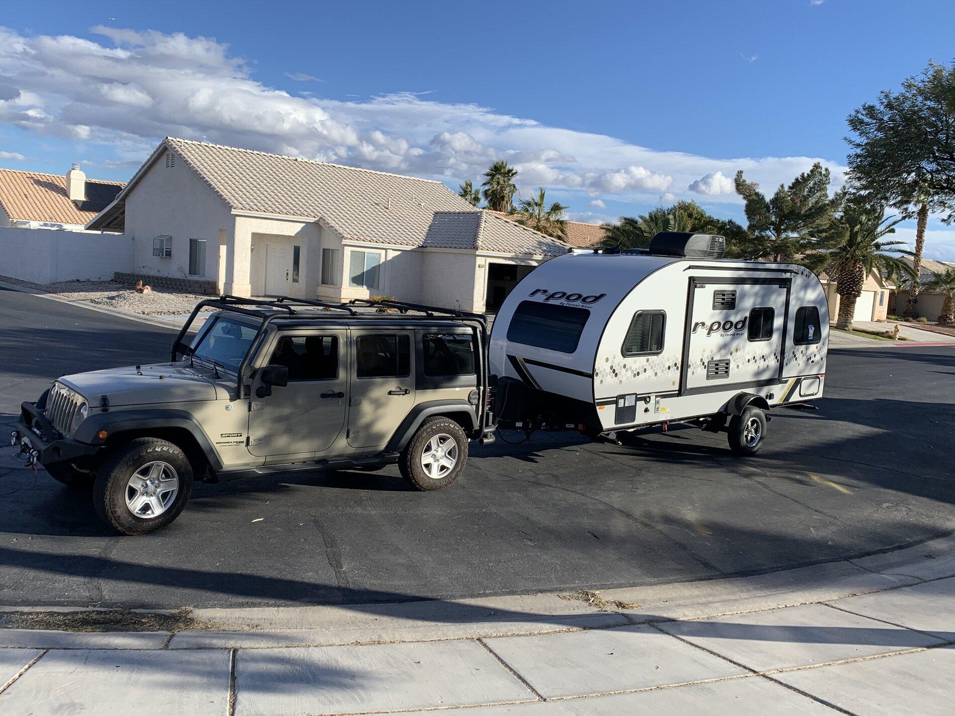 Jeep Gladiator Possibly looking to get a camper trailer and have some questions with towing rpod