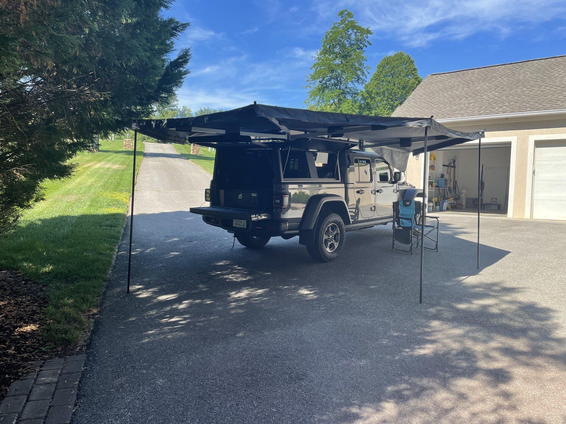 Jeep Gladiator Overland Vehicle Systems 270 Batwing Awning - an initial review 81081DE8-3122-4EFD-872D-492020D0563A